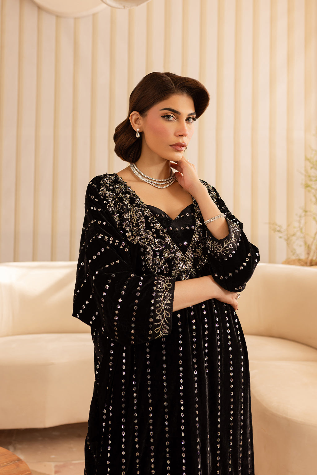 Vanya | Velvet Formals 24 | KV-53 - Official Vanya stockist in UK - Sakeena London