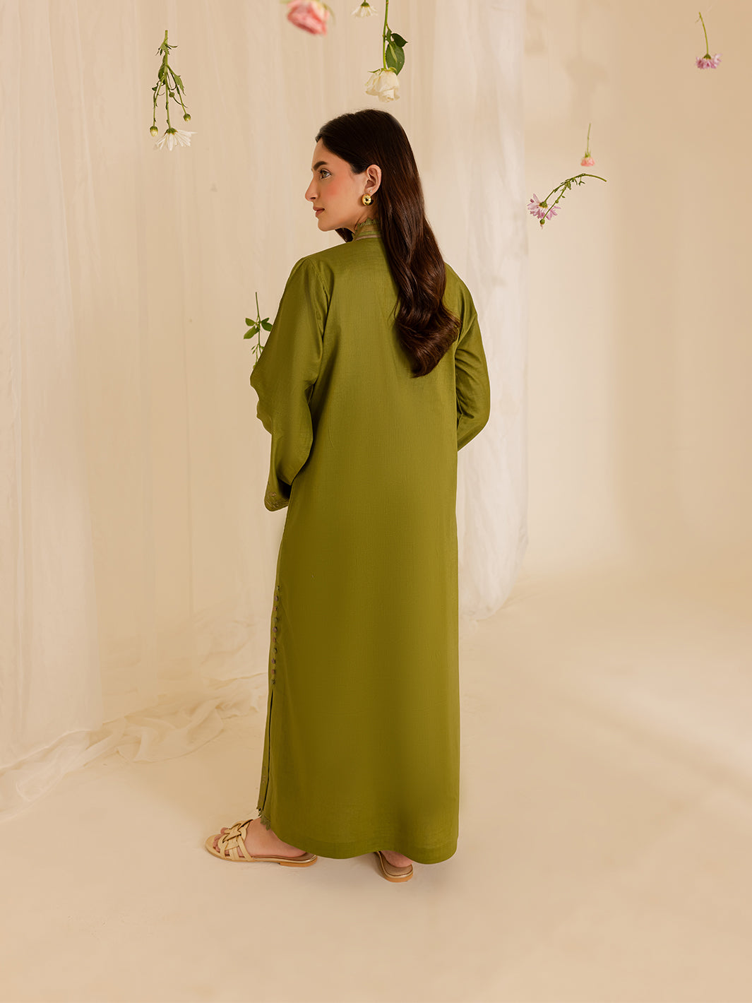 Mahnur | Petal Whispers Lawn Pret | Verdant - Official Mahnur stockist in UK - Sakeena London