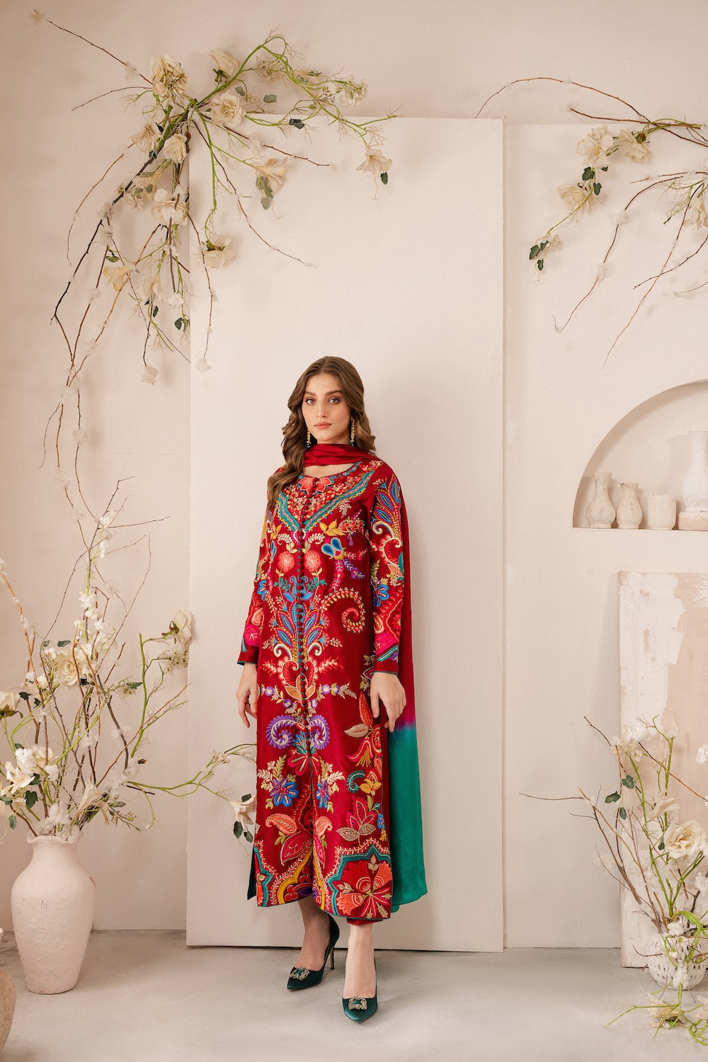 Vintage | Raqsam Winter Drop | Neelofur - Official Vintage stockist in UK - Sakeena London