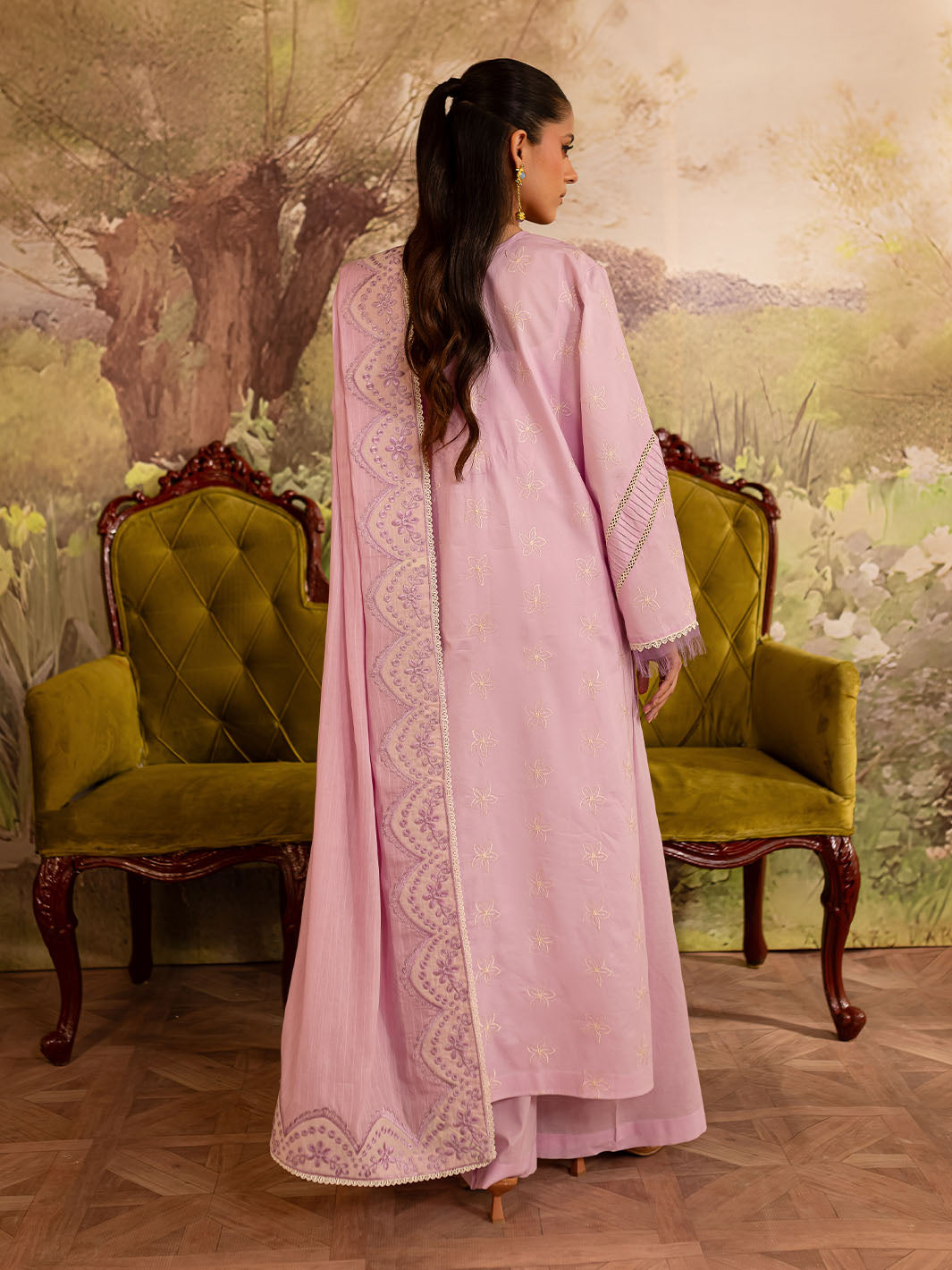 Mahnur | Twilight Luxury Lawn 25 | VIOLETTA - Official Mahnur stockist in UK - Sakeena London