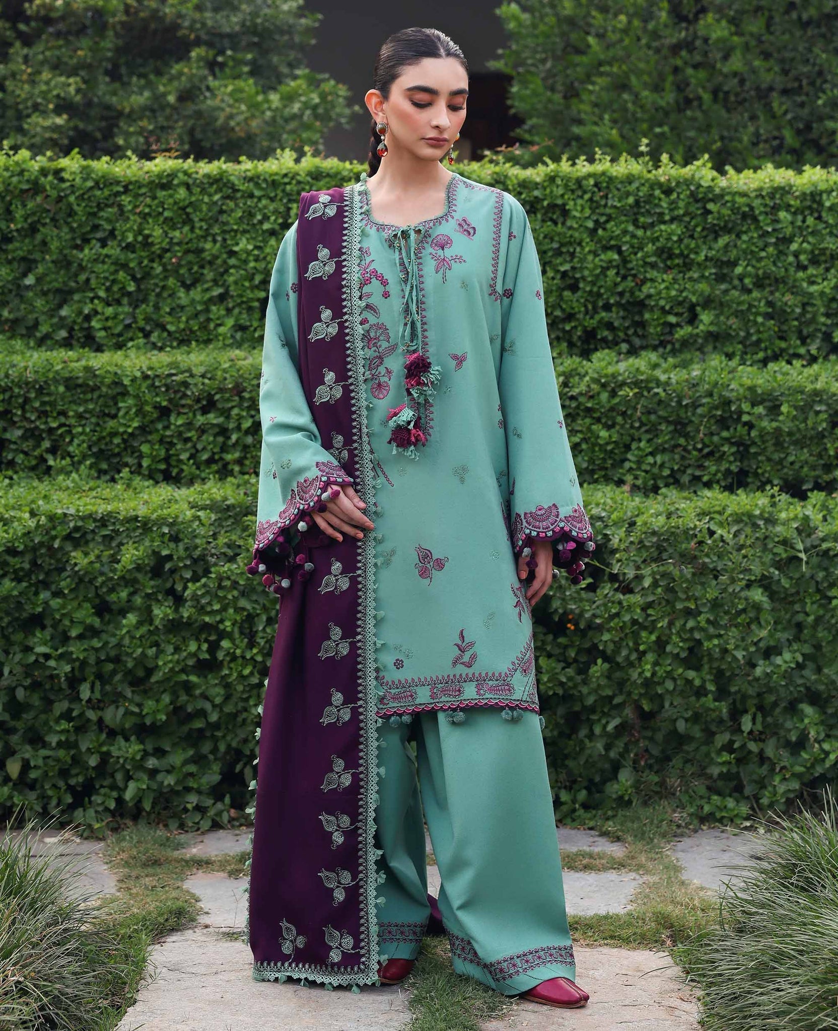 Republic Womenswear | Amaris Luxury Shawl 25 | Virella - Official Republic Womenswear stockist in UK - Sakeena London