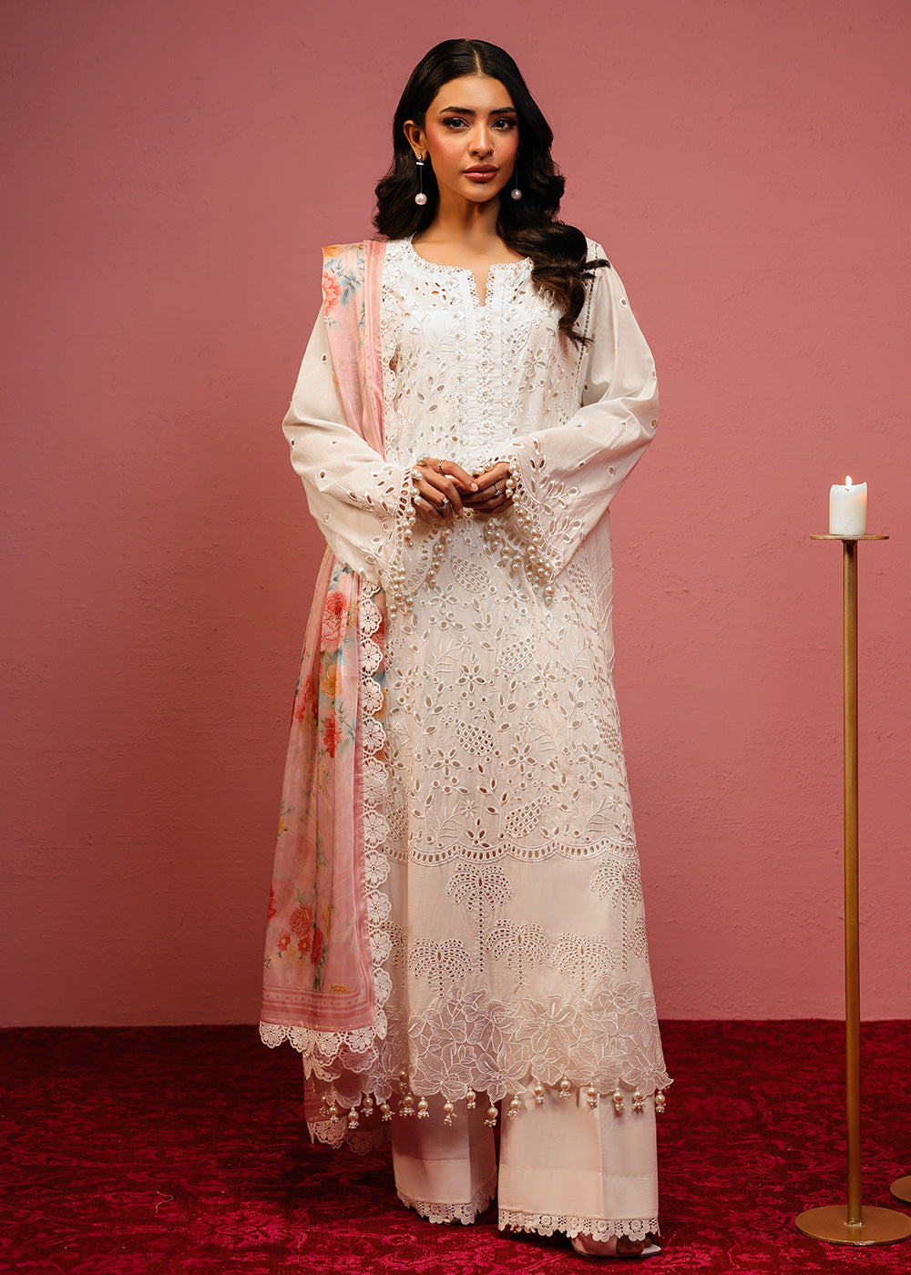 Al Karam | Schiffli Capsule | RTS | SHIRT, TROUSER & DUPATTA 8 - Official Al Karam stockist in UK - Sakeena London