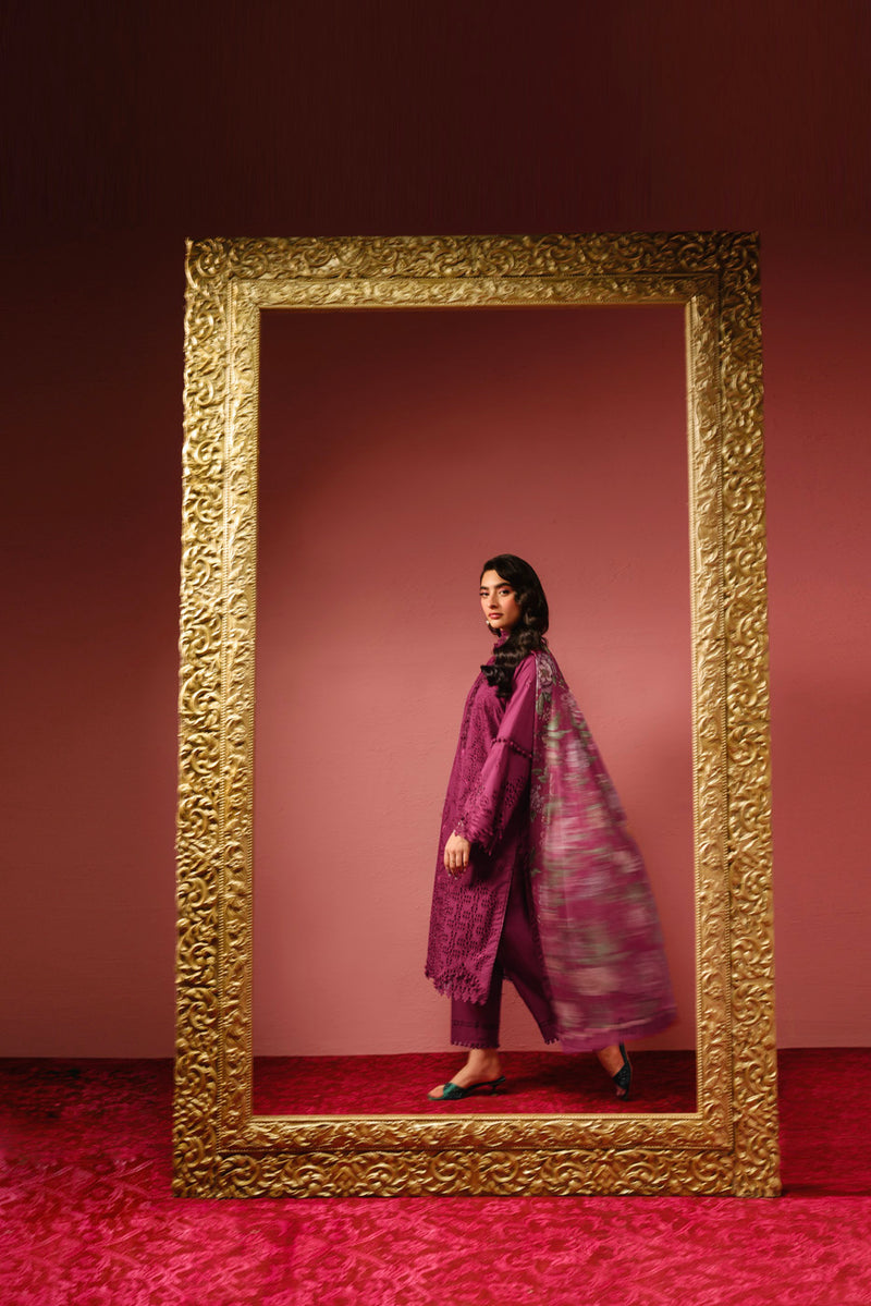 Al Karam | Schiffli Capsule | RTS | SHIRT, TROUSER & DUPATTA 1 - Official Al Karam stockist in UK - Sakeena London