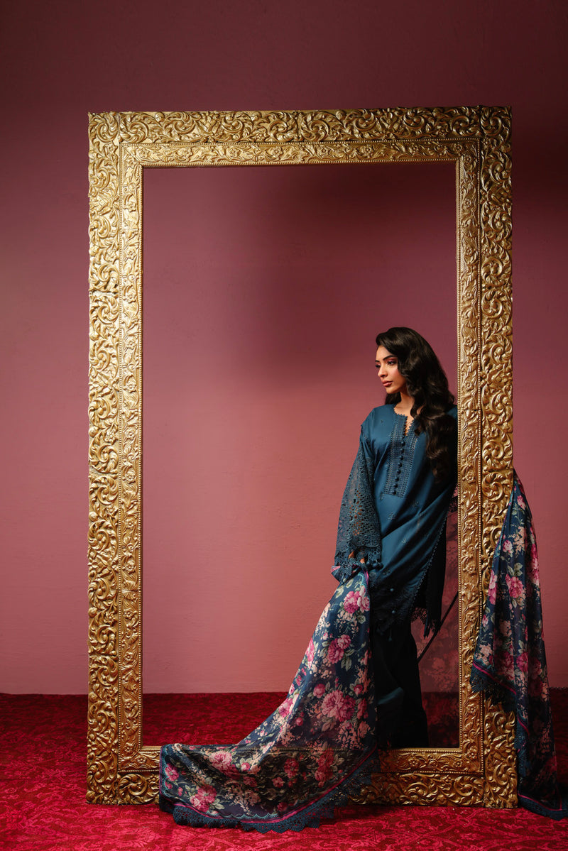 Al Karam | Schiffli Capsule | RTS | SHIRT, TROUSER & DUPATTA 3 - Official Al Karam stockist in UK - Sakeena London
