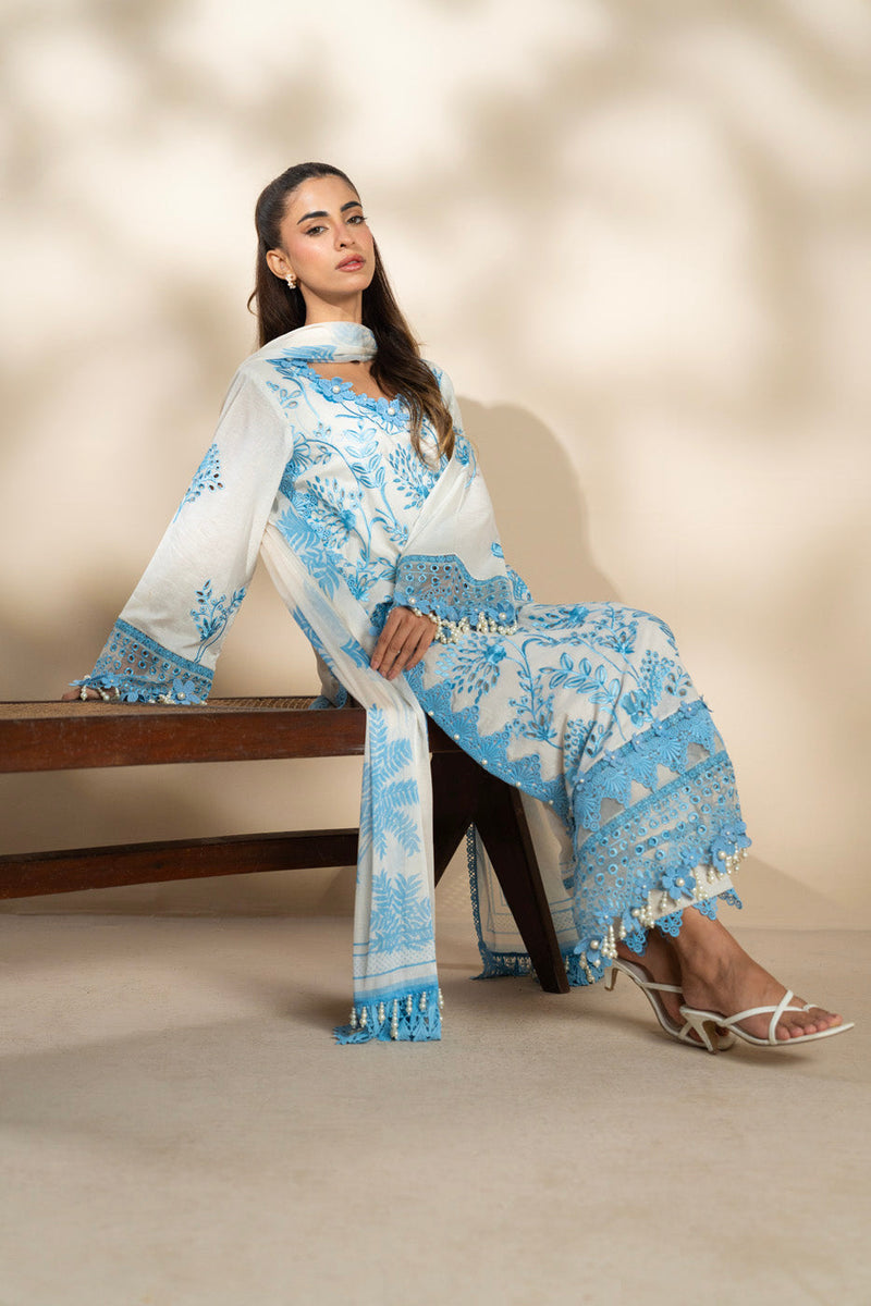 Al Karam | Schiffli Capsule | RTS | SHIRT, TROUSER & DUPATTA 6 - Official Al Karam stockist in UK - Sakeena London
