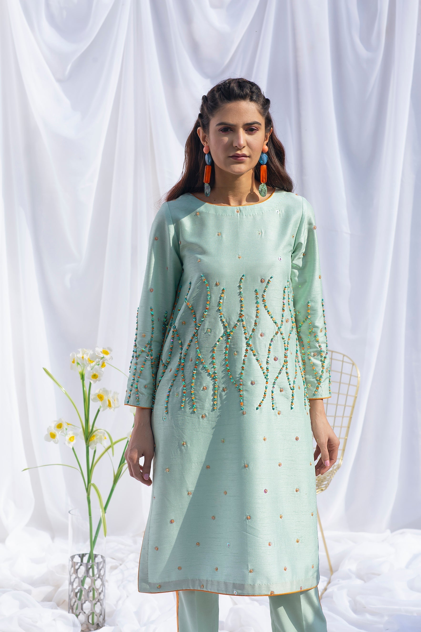 Hana | Viridity Ready to Wear | SWISS MINT-VRT-002 - Official Hana stockist in UK - Sakeena London