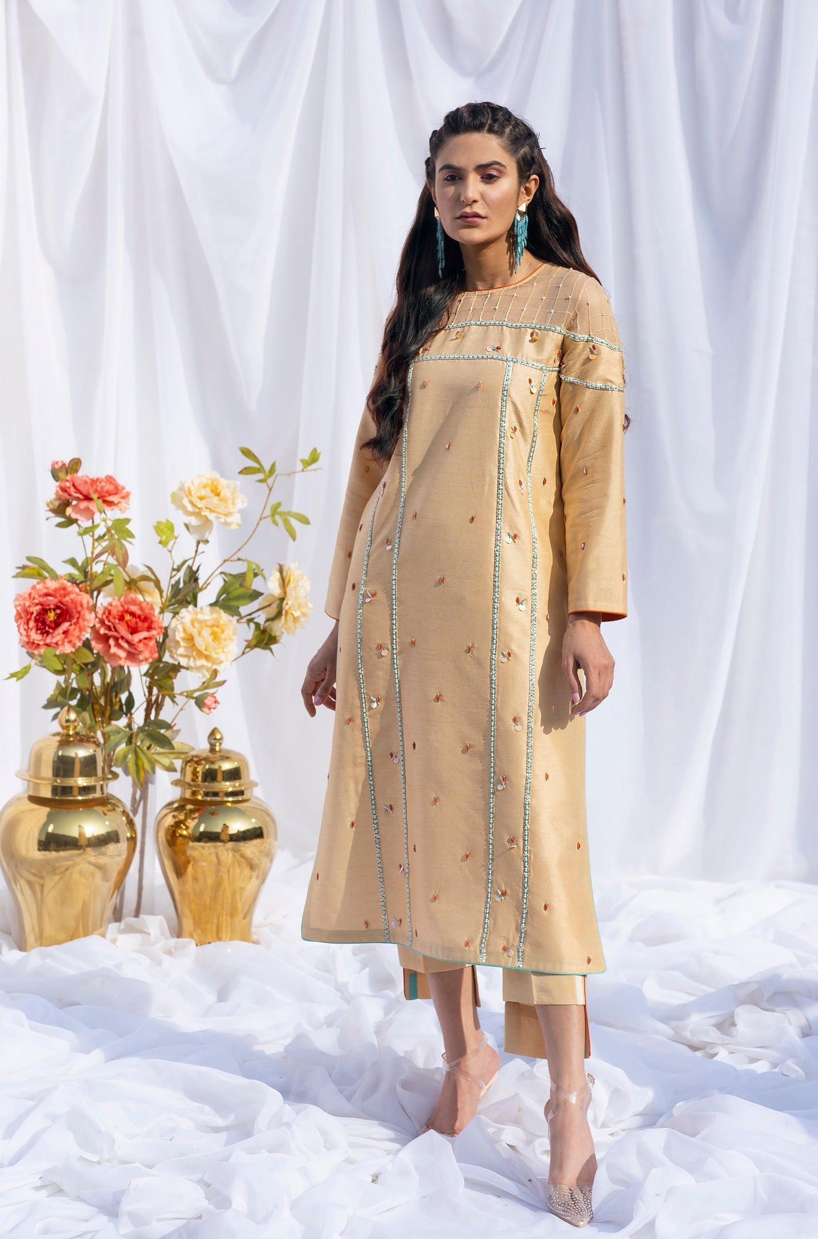 Hana | Viridity Ready to Wear | Marigold -VRT-008 - Official Hana stockist in UK - Sakeena London