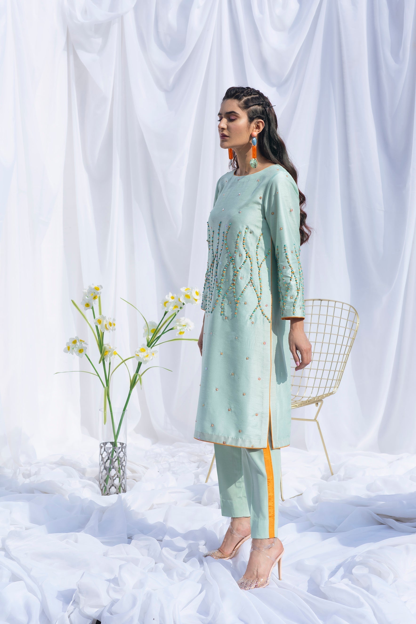 Hana | Viridity Ready to Wear | SWISS MINT-VRT-002 - Official Hana stockist in UK - Sakeena London