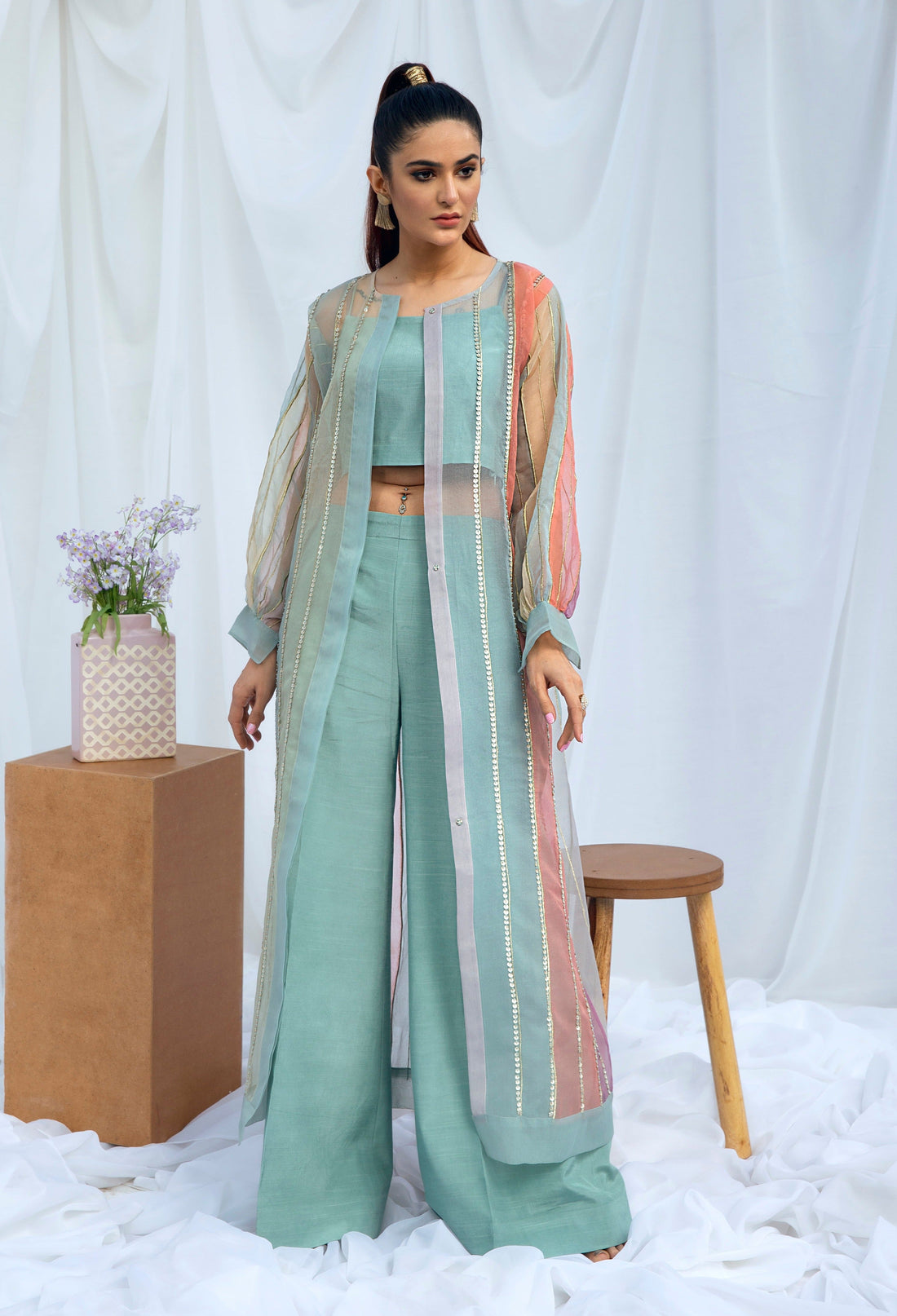 Hana | Viridity Ready to Wear | Island Teal -VRT-009 - Official Hana stockist in UK - Sakeena London