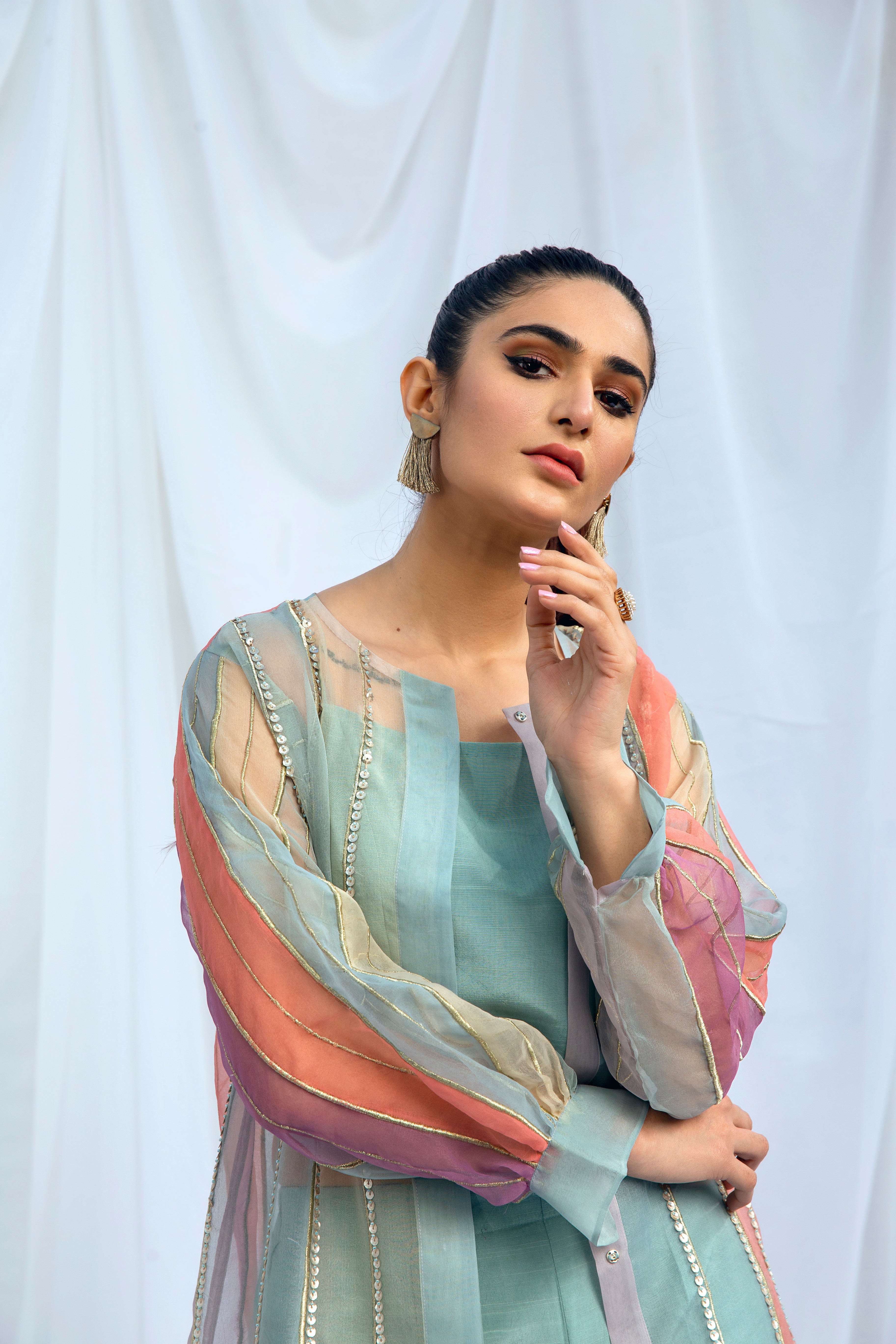 Hana | Viridity Ready to Wear | Island Teal -VRT-009 - Official Hana stockist in UK - Sakeena London