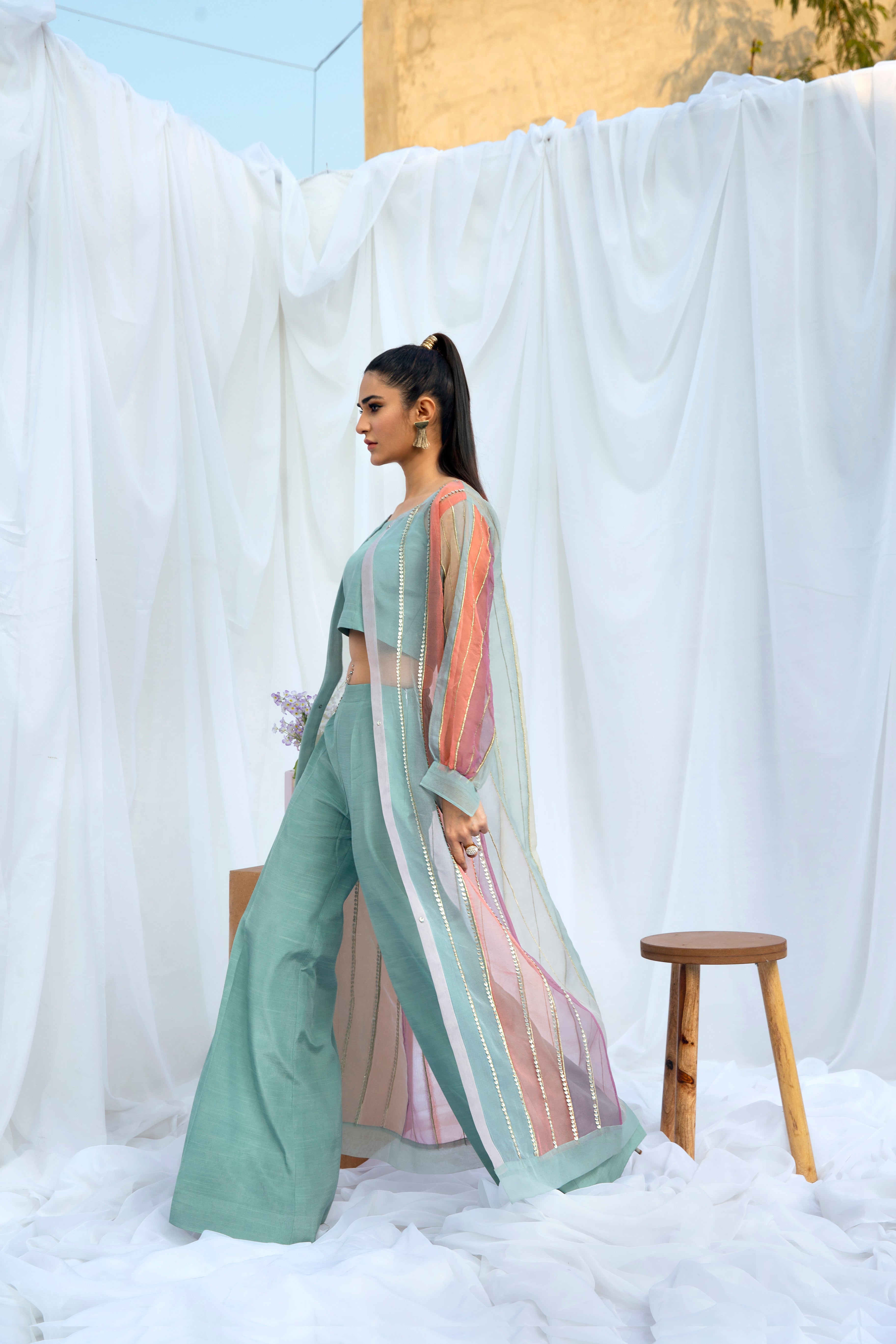 Hana | Viridity Ready to Wear | Island Teal -VRT-009 - Official Hana stockist in UK - Sakeena London