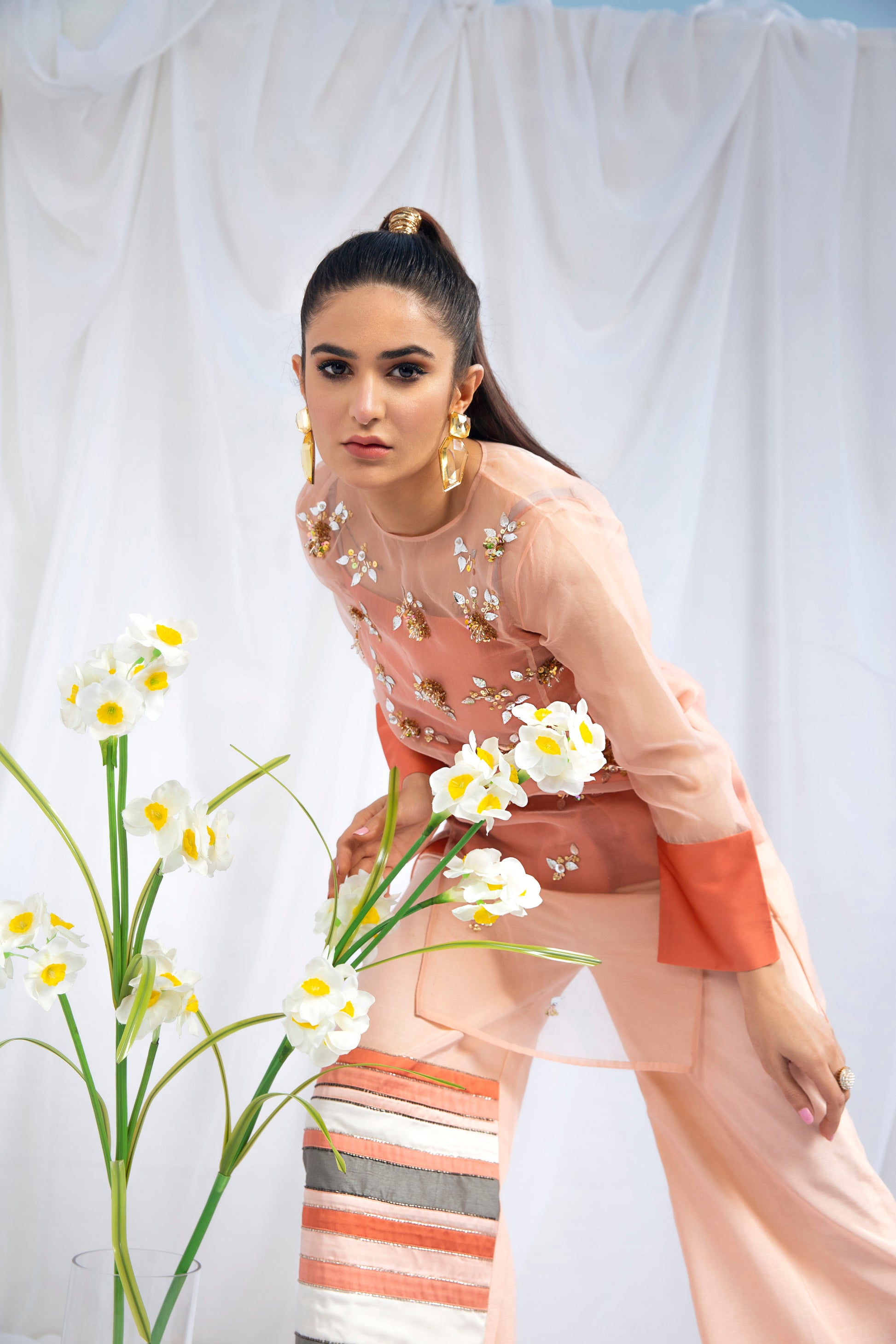 Hana | Viridity Ready to Wear | Tiffany-VRT-005 - Official Hana stockist in UK - Sakeena London