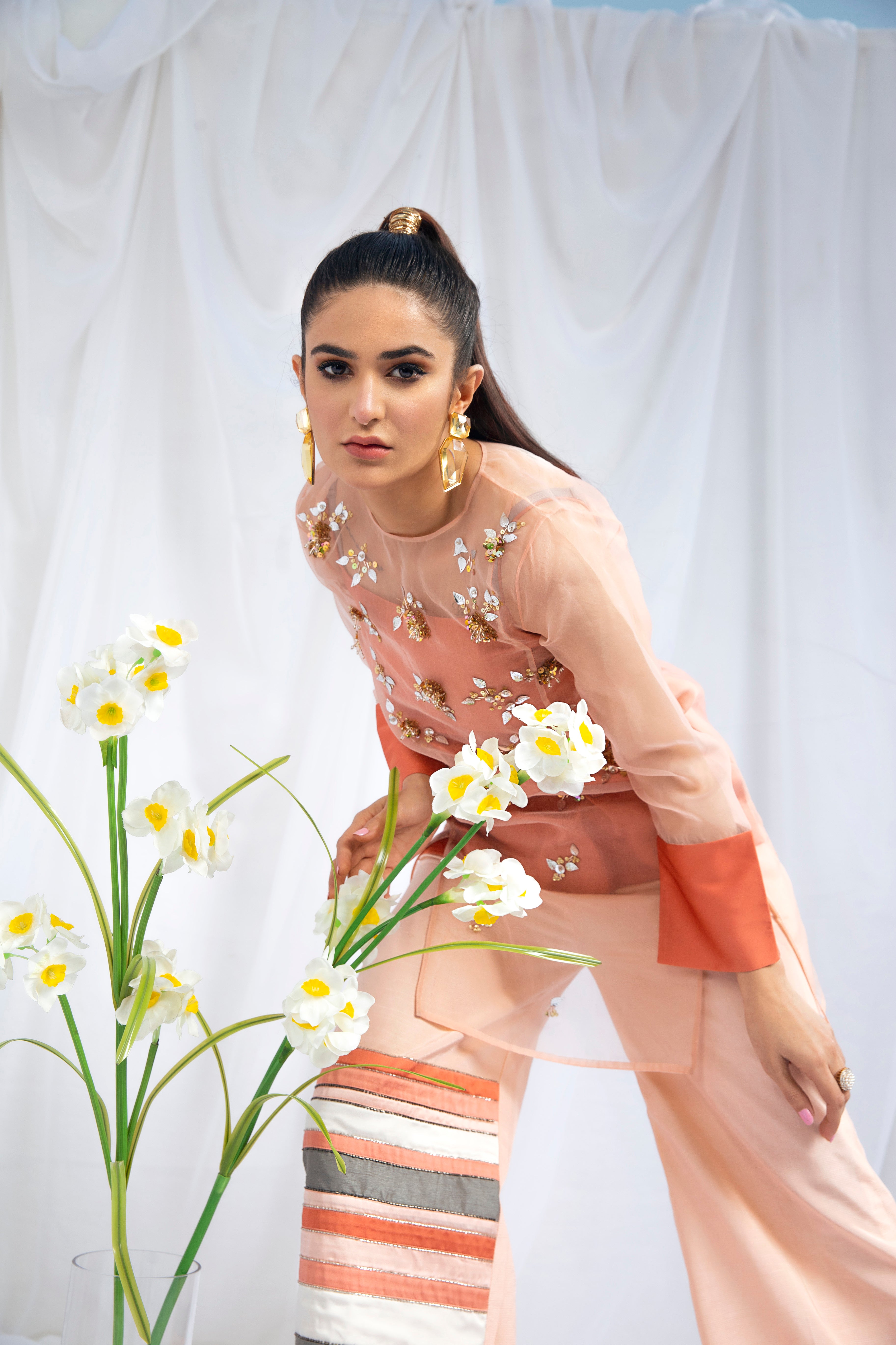 Hana | Viridity Ready to Wear | Tiffany-VRT-005 - Official Hana stockist in UK - Sakeena London