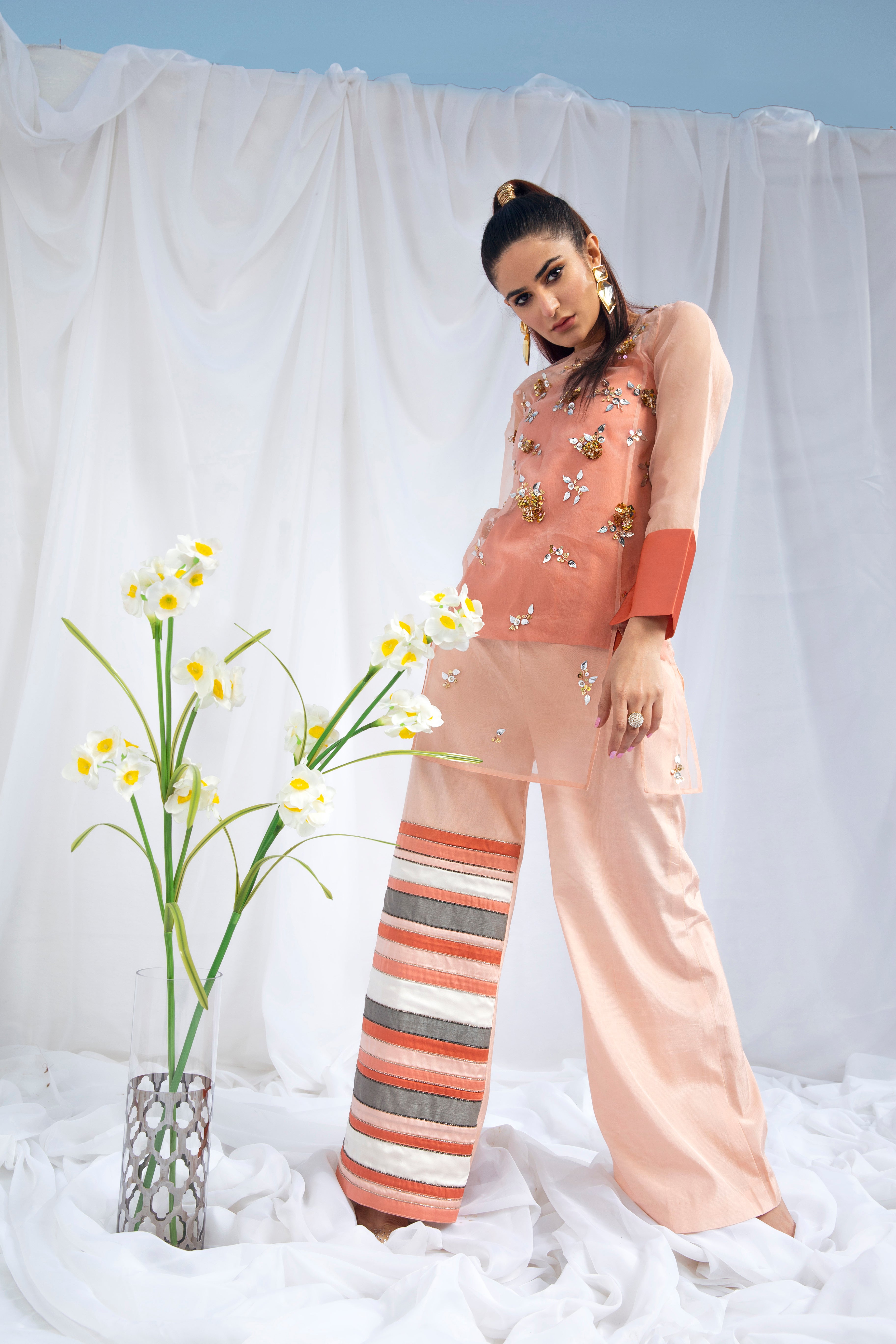 Hana | Viridity Ready to Wear | Tiffany-VRT-005 - Official Hana stockist in UK - Sakeena London