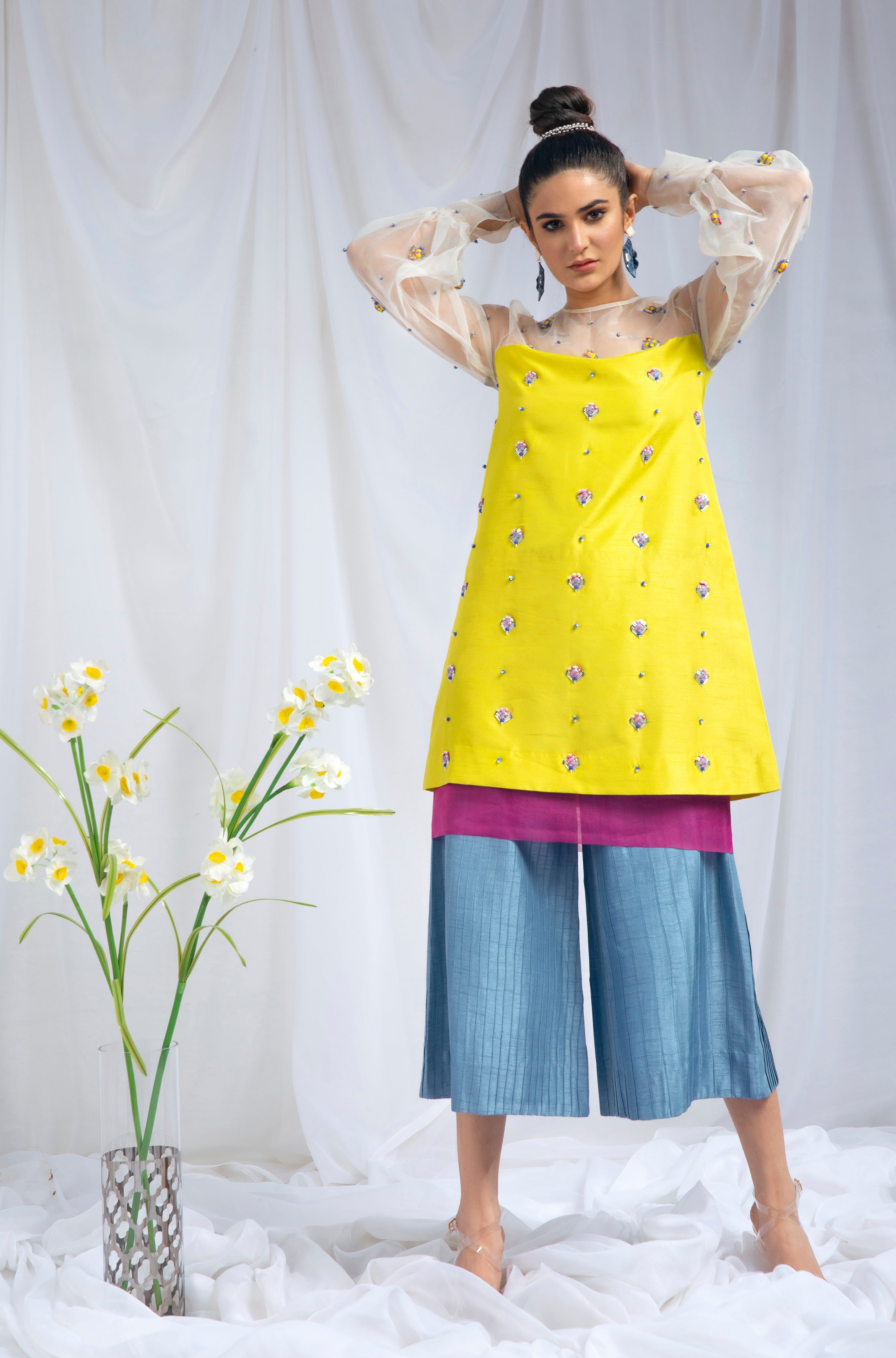 Hana | Viridity Ready to Wear | Citrus Twist -VRT-011 - Official Hana stockist in UK - Sakeena London