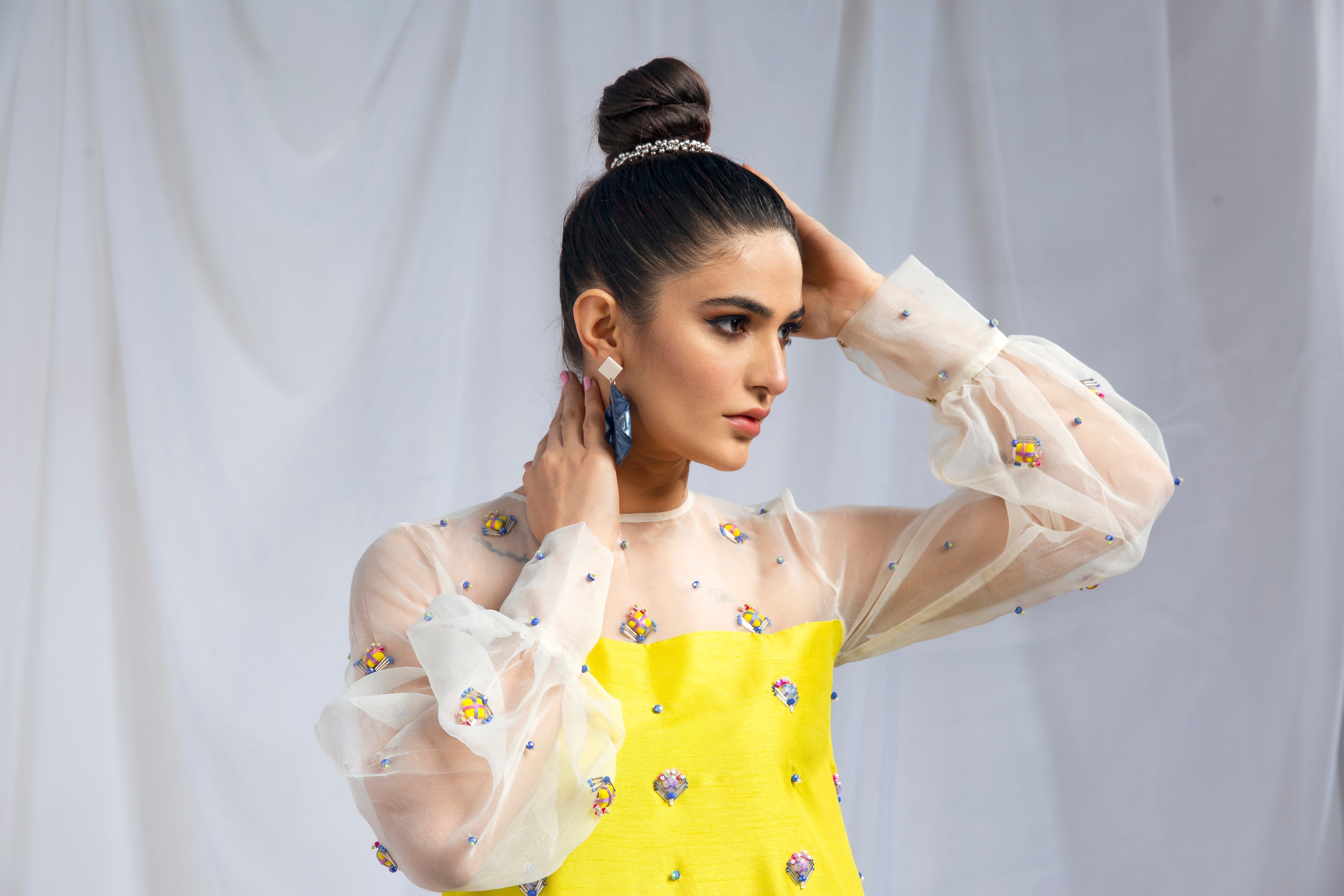 Hana | Viridity Ready to Wear | Citrus Twist -VRT-011 - Official Hana stockist in UK - Sakeena London