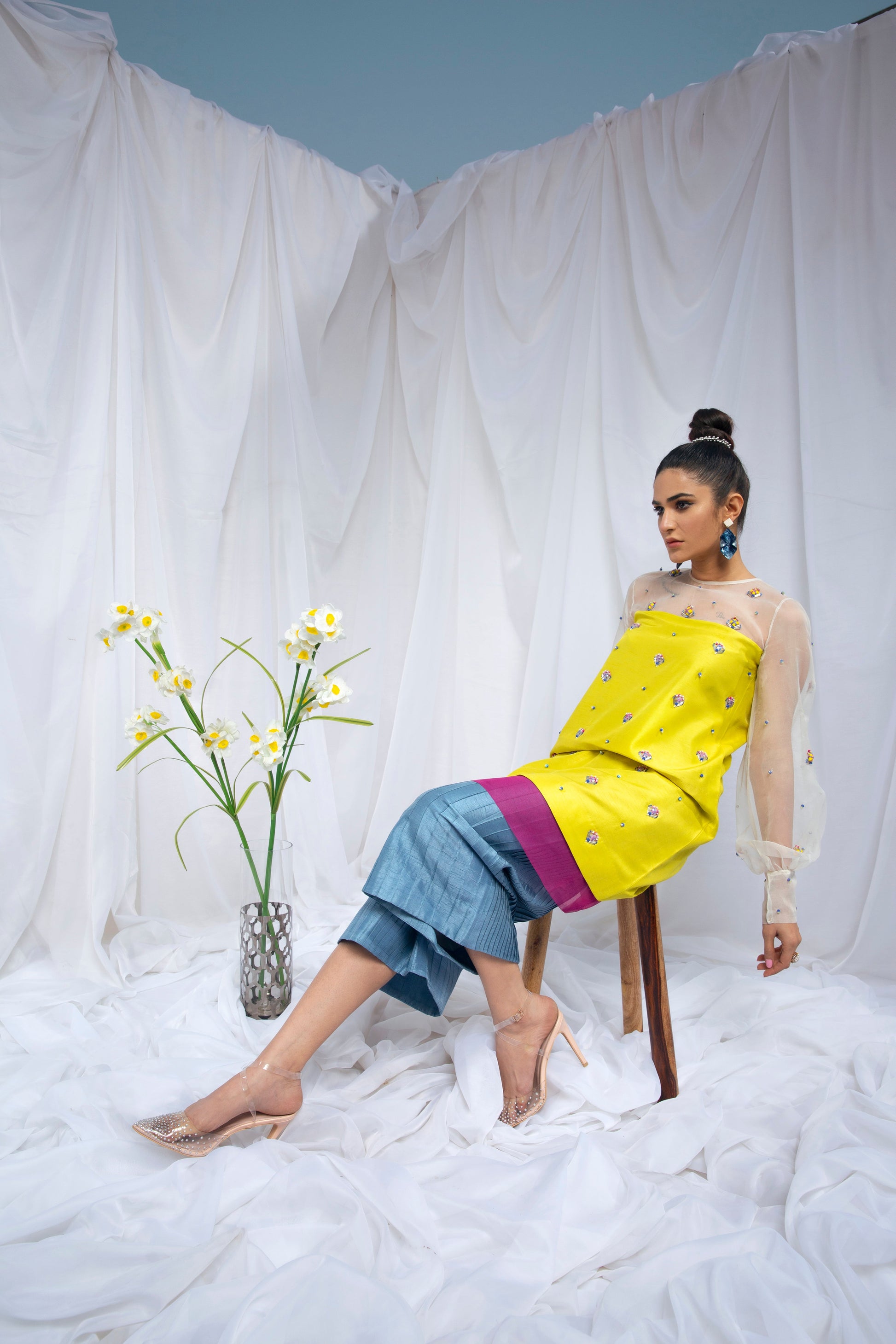 Hana | Viridity Ready to Wear | Citrus Twist -VRT-011 - Official Hana stockist in UK - Sakeena London