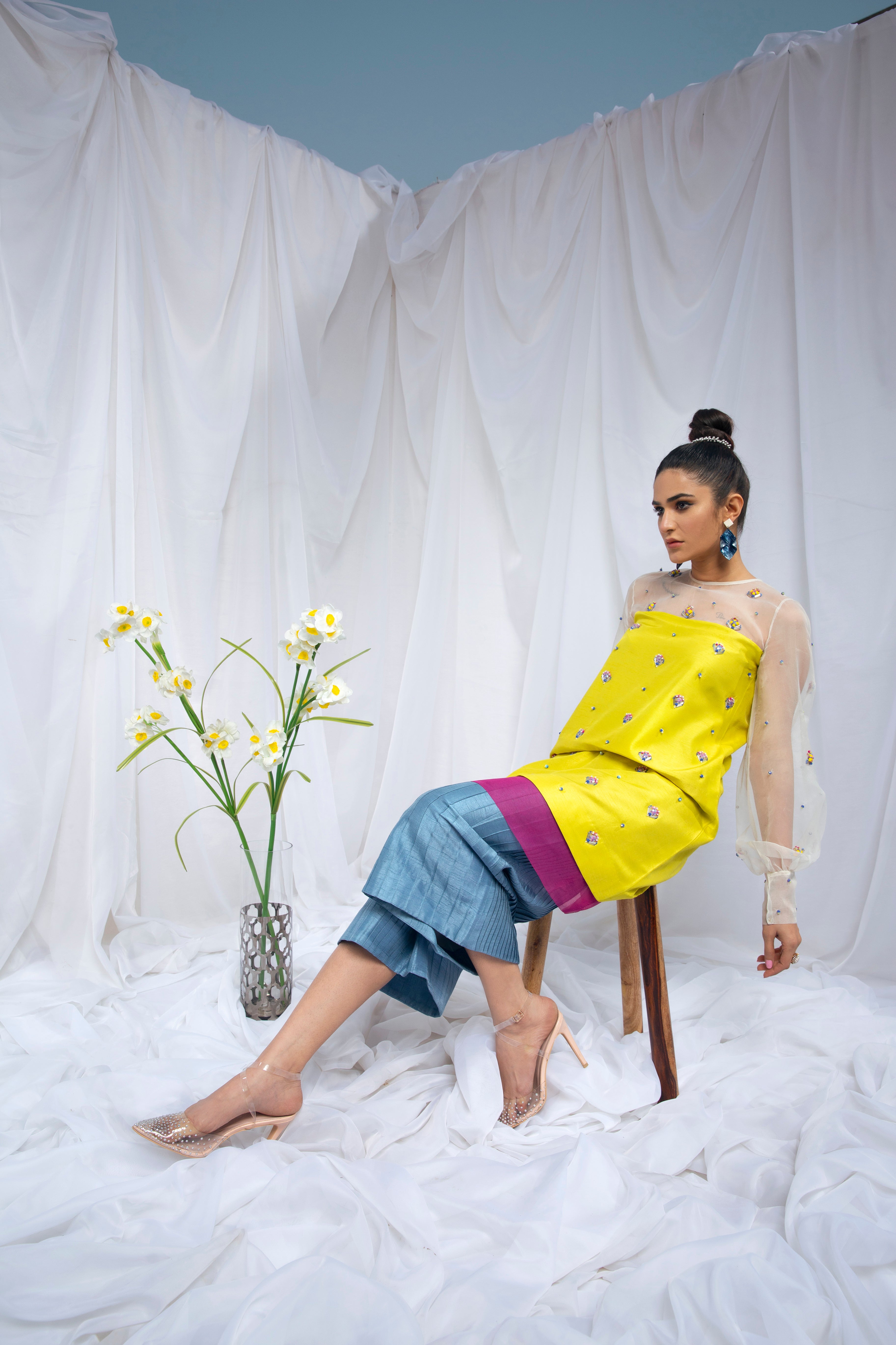 Hana | Viridity Ready to Wear | Citrus Twist -VRT-011 - Official Hana stockist in UK - Sakeena London