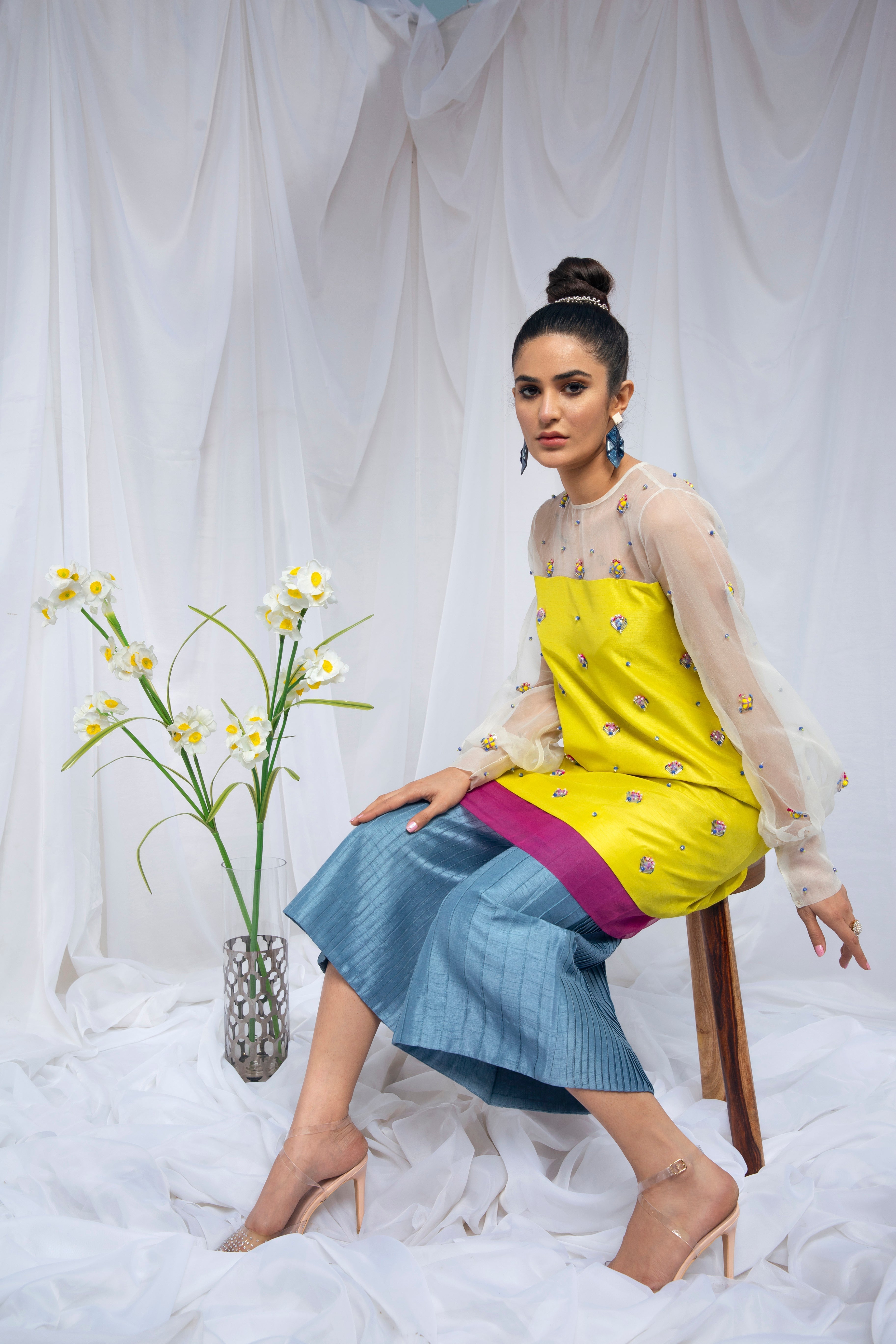 Hana | Viridity Ready to Wear | Citrus Twist -VRT-011 - Official Hana stockist in UK - Sakeena London