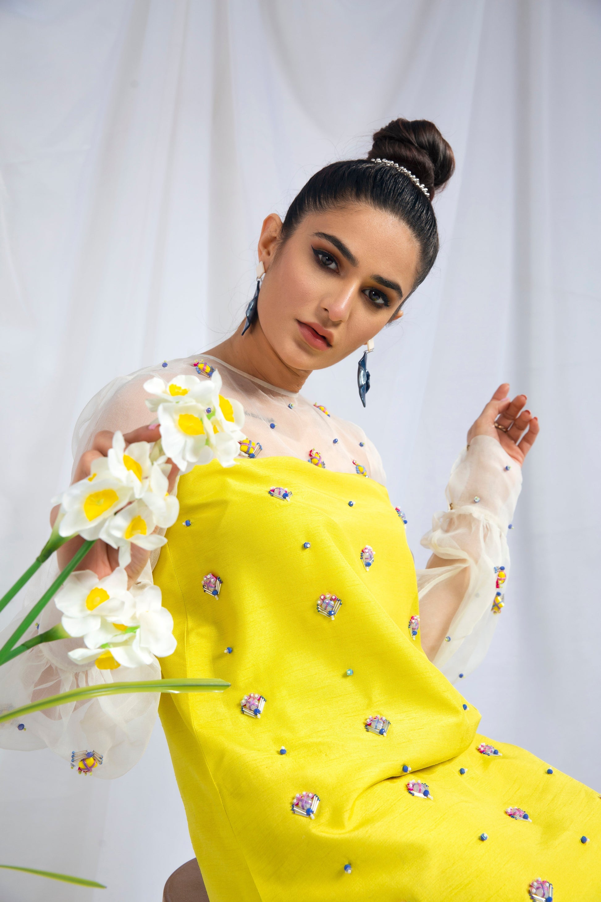Hana | Viridity Ready to Wear | Citrus Twist -VRT-011 - Official Hana stockist in UK - Sakeena London