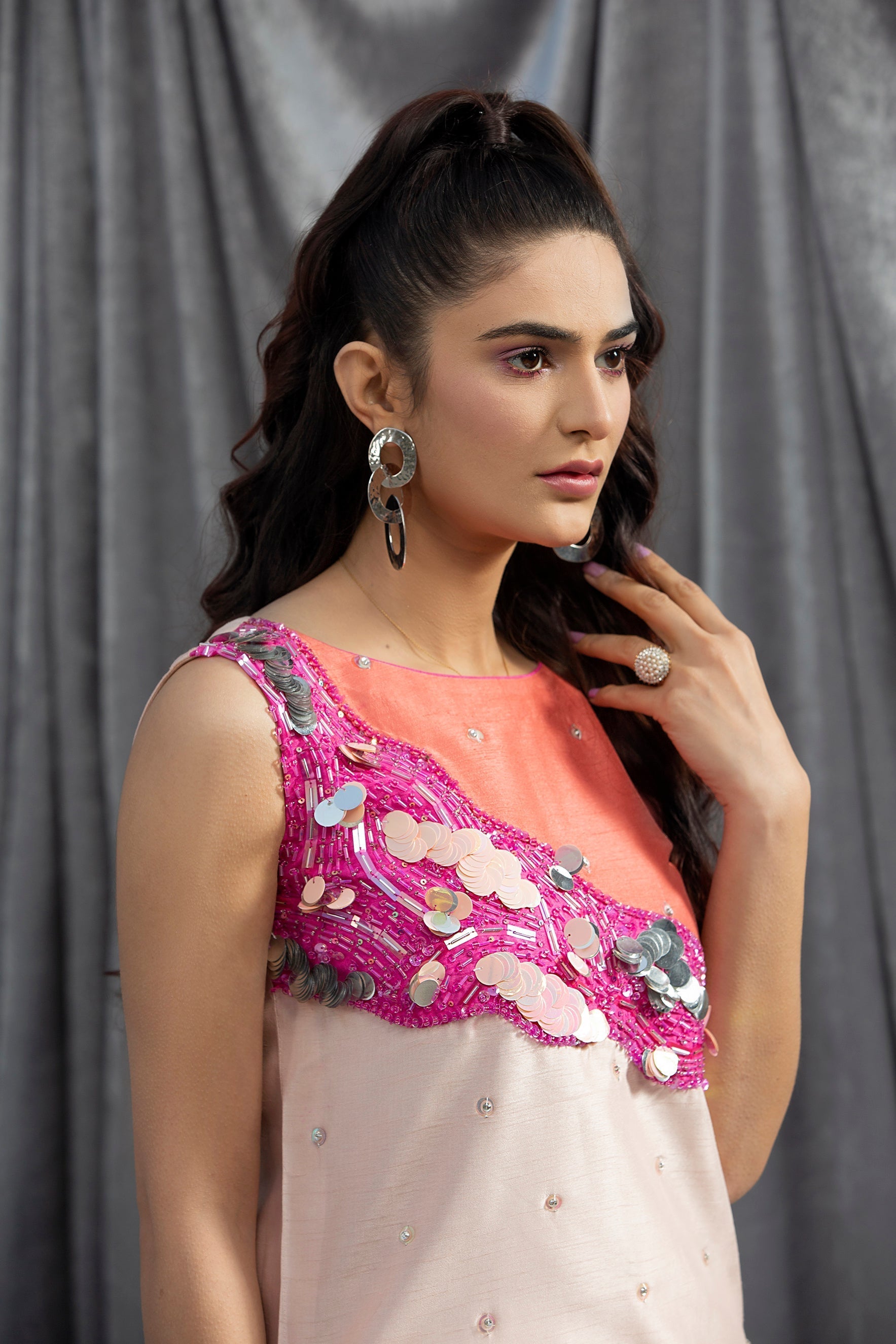 Hana | Viridity Ready to Wear | Carnation-VRT-003 - Official Hana stockist in UK - Sakeena London