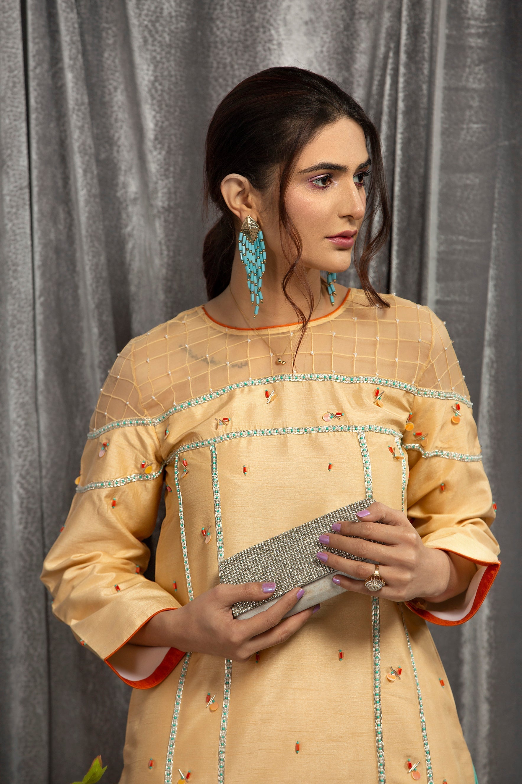 Hana | Viridity Ready to Wear | Marigold -VRT-008 - Official Hana stockist in UK - Sakeena London