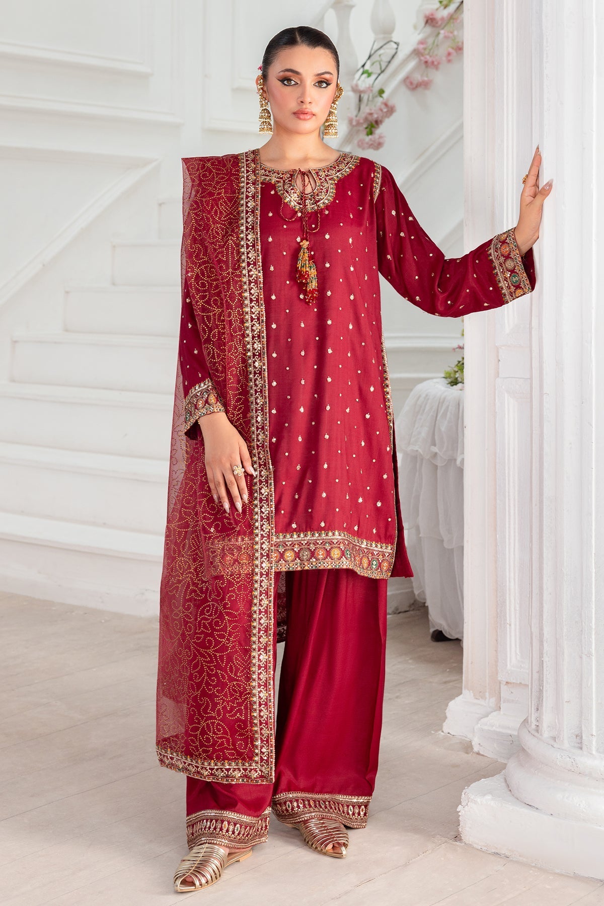 Charizma | Festive Pret | CMA-5-048 R - Official Charizma stockist in UK - Sakeena London