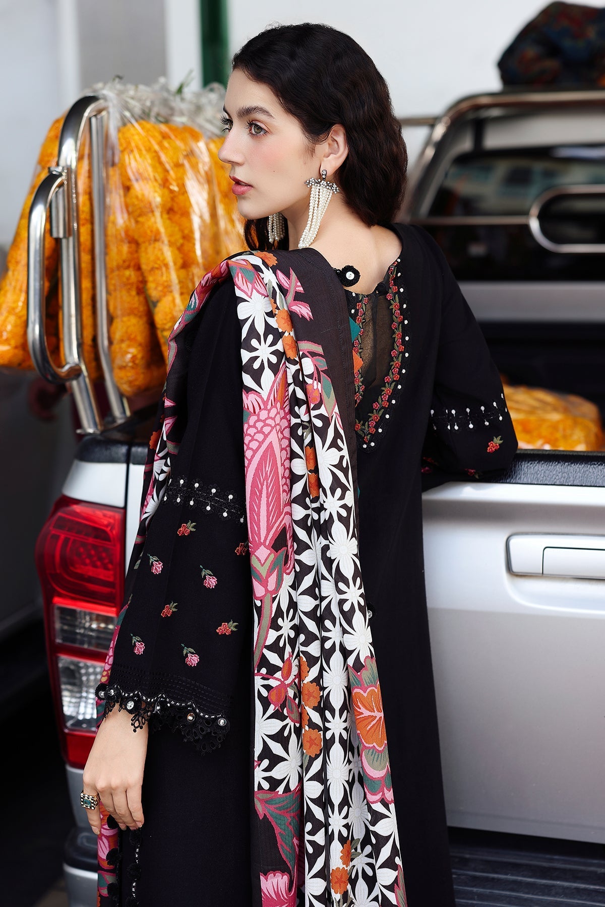 Charizma | Poshima Winters 25 | 3-pc Unstitched Wool Shawl Collection PSW5-07 - Official Charizma stockist in UK - Sakeena London