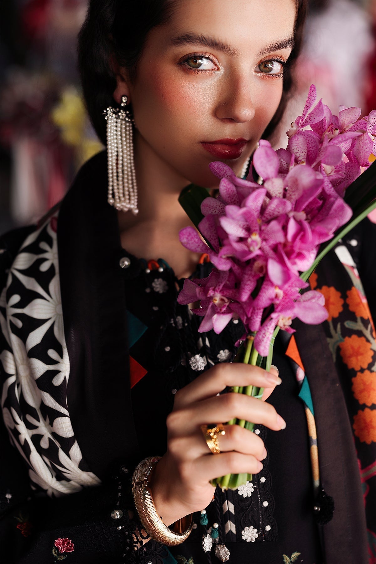 Charizma | Poshima Winters 25 | 3-pc Unstitched Wool Shawl Collection PSW5-07 - Official Charizma stockist in UK - Sakeena London