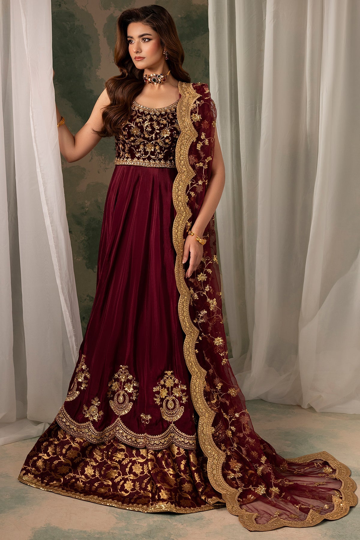 Mina Kashif | Noor Jahan Wedding Formals | Faroush - Official Mina Kashif stockist in UK - Sakeena London