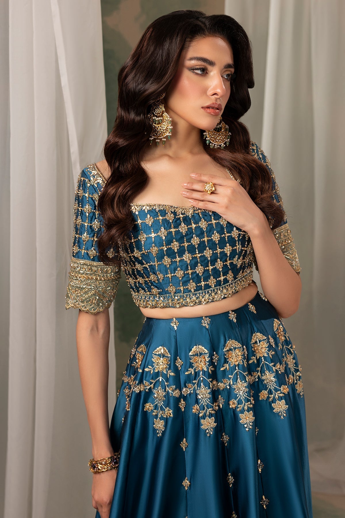 Mina Kashif | Noor Jahan Wedding Formals | Gulroze - Official Mina Kashif stockist in UK - Sakeena London