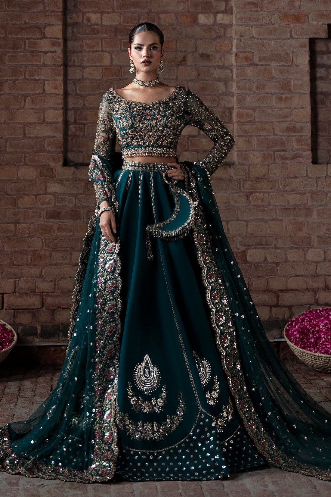 Mina Kashif | Virsa Wedding Formals | Fabiha - Official Mina Kashif stockist in UK - Sakeena London