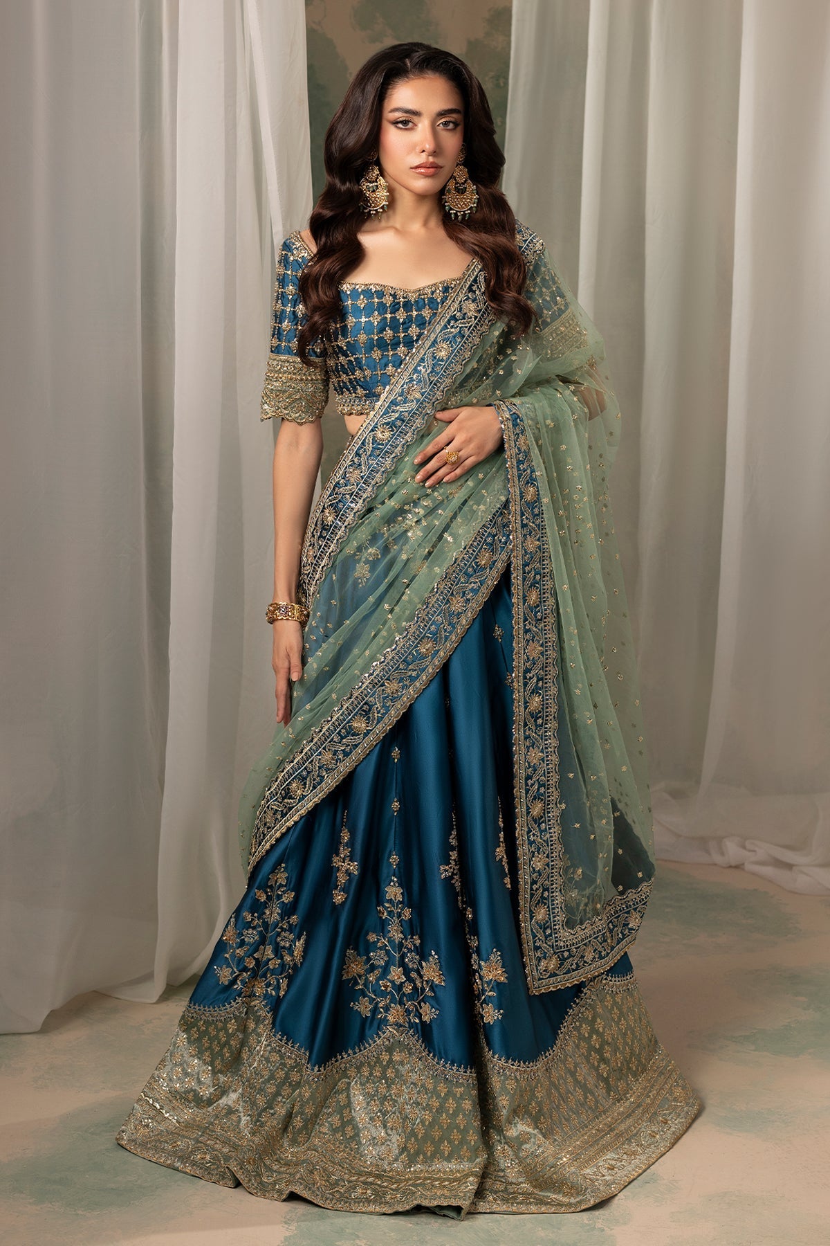 Mina Kashif | Noor Jahan Wedding Formals | Gulroze - Official Mina Kashif stockist in UK - Sakeena London