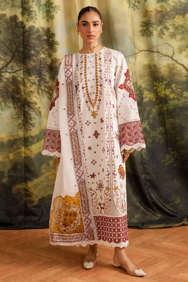 Marjjan | Guzel Lawn | SMC 207-A (White) - Official Marjjan stockist in UK - Sakeena London