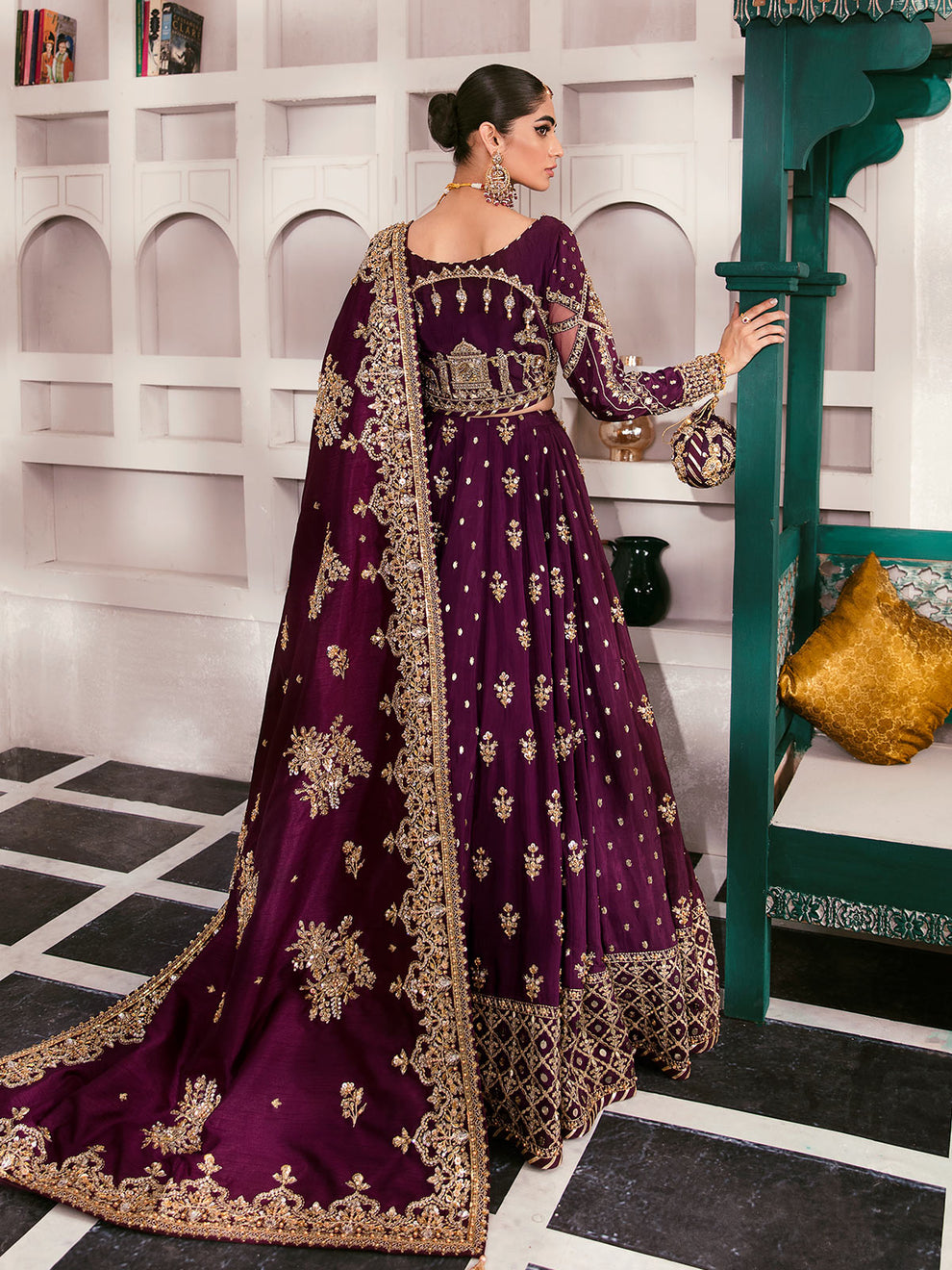 Gulaal | Wedding Formals | SHAZMINAH GL-WS-22V1-31 (LEHNGA AND CHOLI) - Official Gulaal stockist in UK - Sakeena London