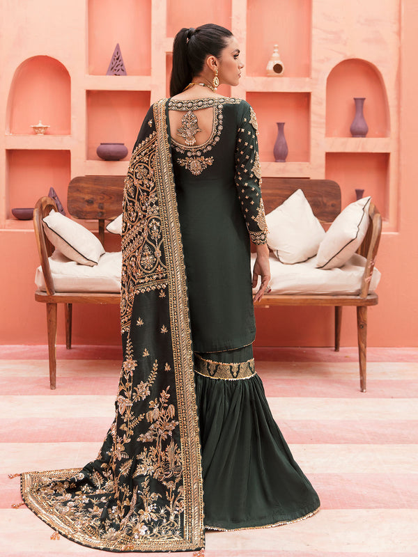 Gulaal | Wedding Formals | GL-WS-22V1-33 (SHIRT AND GHARARA) - Official Gulaal stockist in UK - Sakeena London