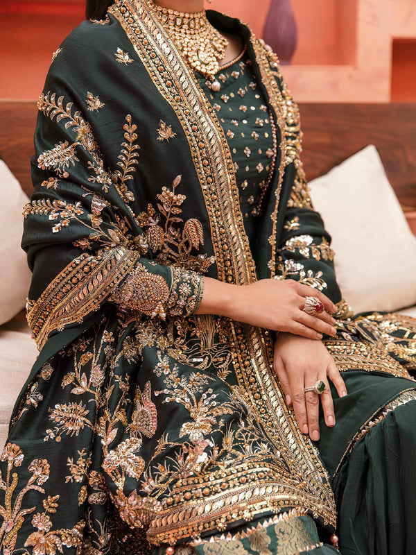Gulaal | Wedding Formals | GL-WS-22V1-33 (SHIRT AND GHARARA) - Official Gulaal stockist in UK - Sakeena London