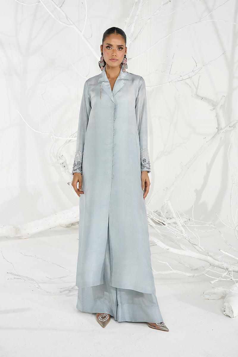 Wardha Saleem | Zimal Silk Edit | Amal (Pure Raw-Silk) - Official Wardha Saleem stockist in UK - Sakeena London