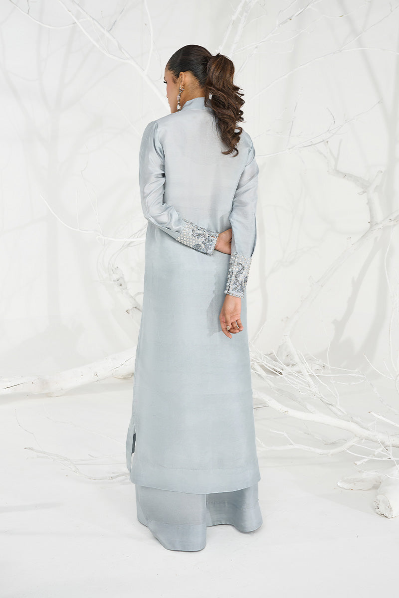 Wardha Saleem | Zimal Silk Edit | Amal (Pure Raw-Silk) - Official Wardha Saleem stockist in UK - Sakeena London