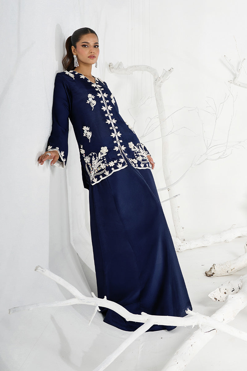 Wardha Saleem | Zimal Silk Edit | Lilia (Pure Raw-Silk) - Official Wardha Saleem stockist in UK - Sakeena London
