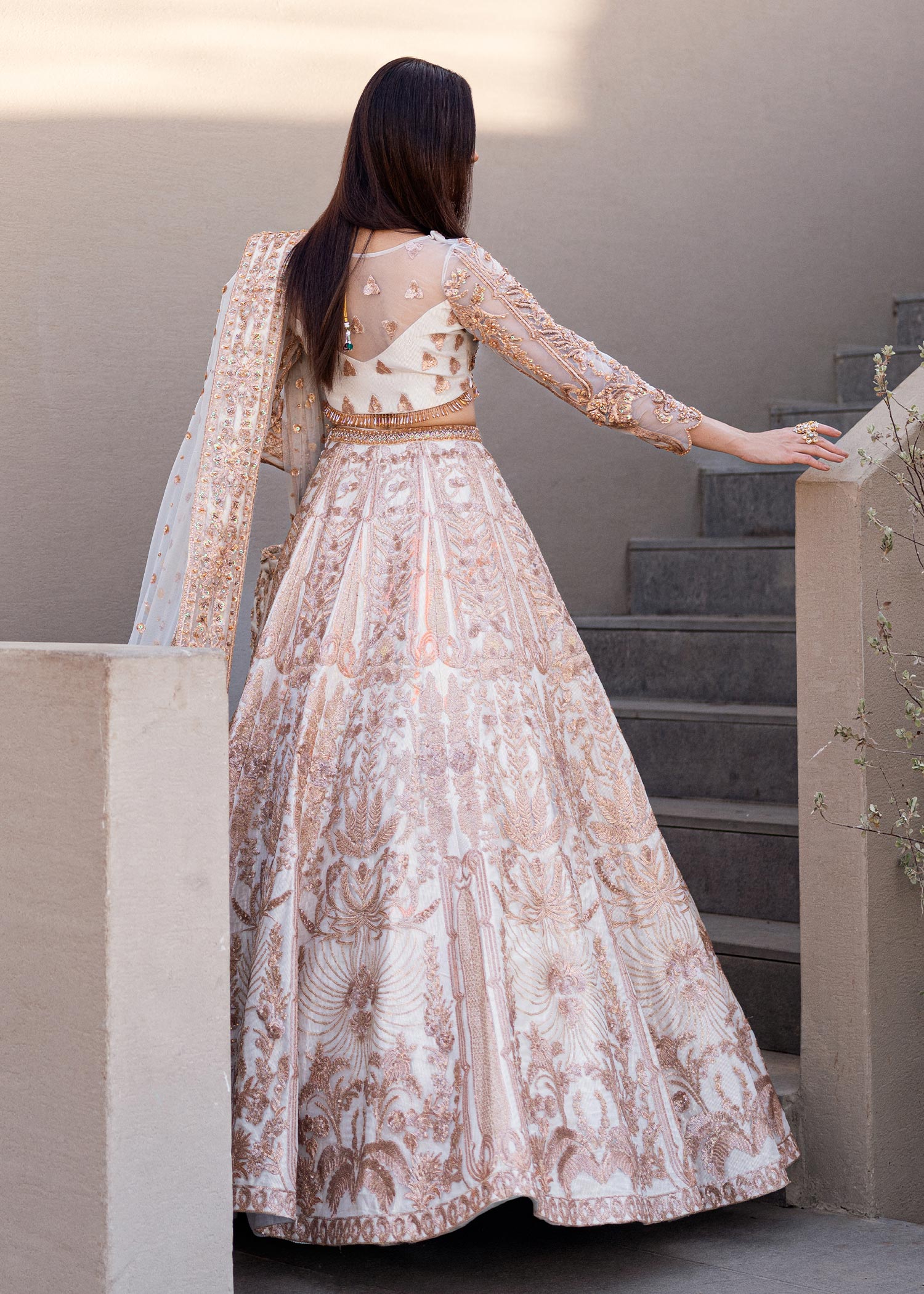 Waqas Shah | Amariage Luxury Formals | Mystic Rose - Official Waqas Shah stockist in UK - Sakeena London