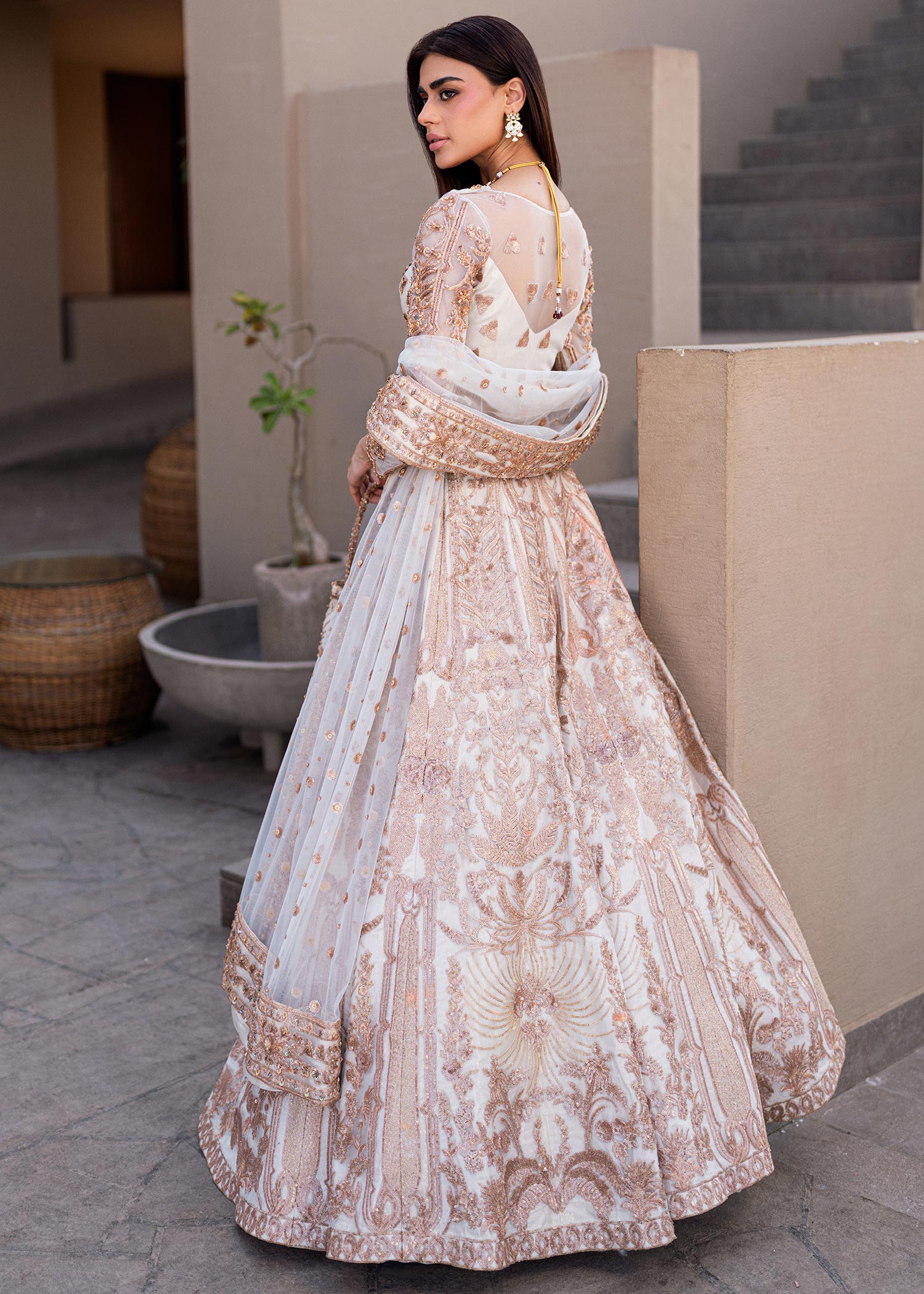 Waqas Shah | Amariage Luxury Formals | Mystic Rose - Official Waqas Shah stockist in UK - Sakeena London