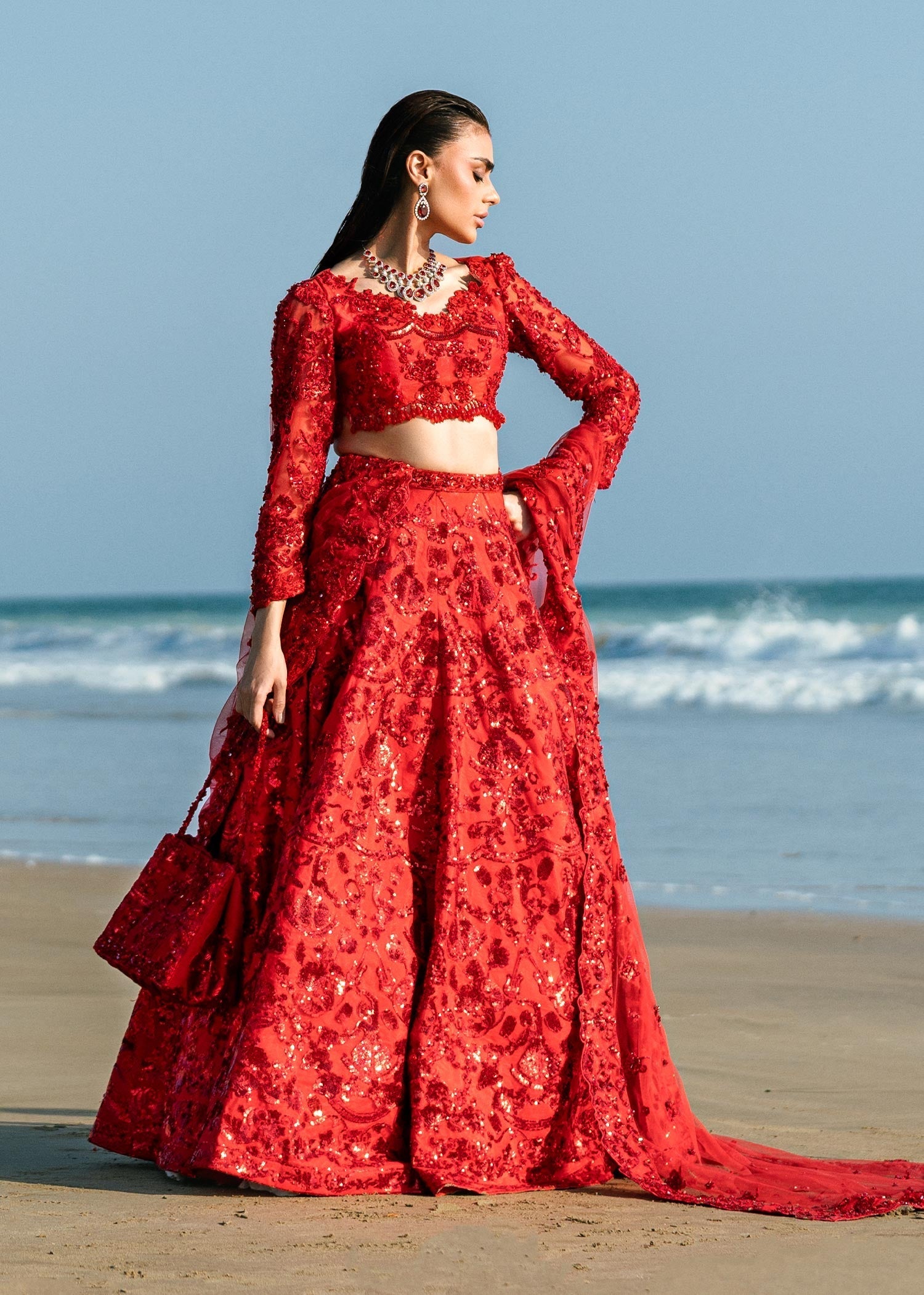 Waqas Shah | Amariage Luxury Formals | Ruby - Official Waqas Shah stockist in UK - Sakeena London