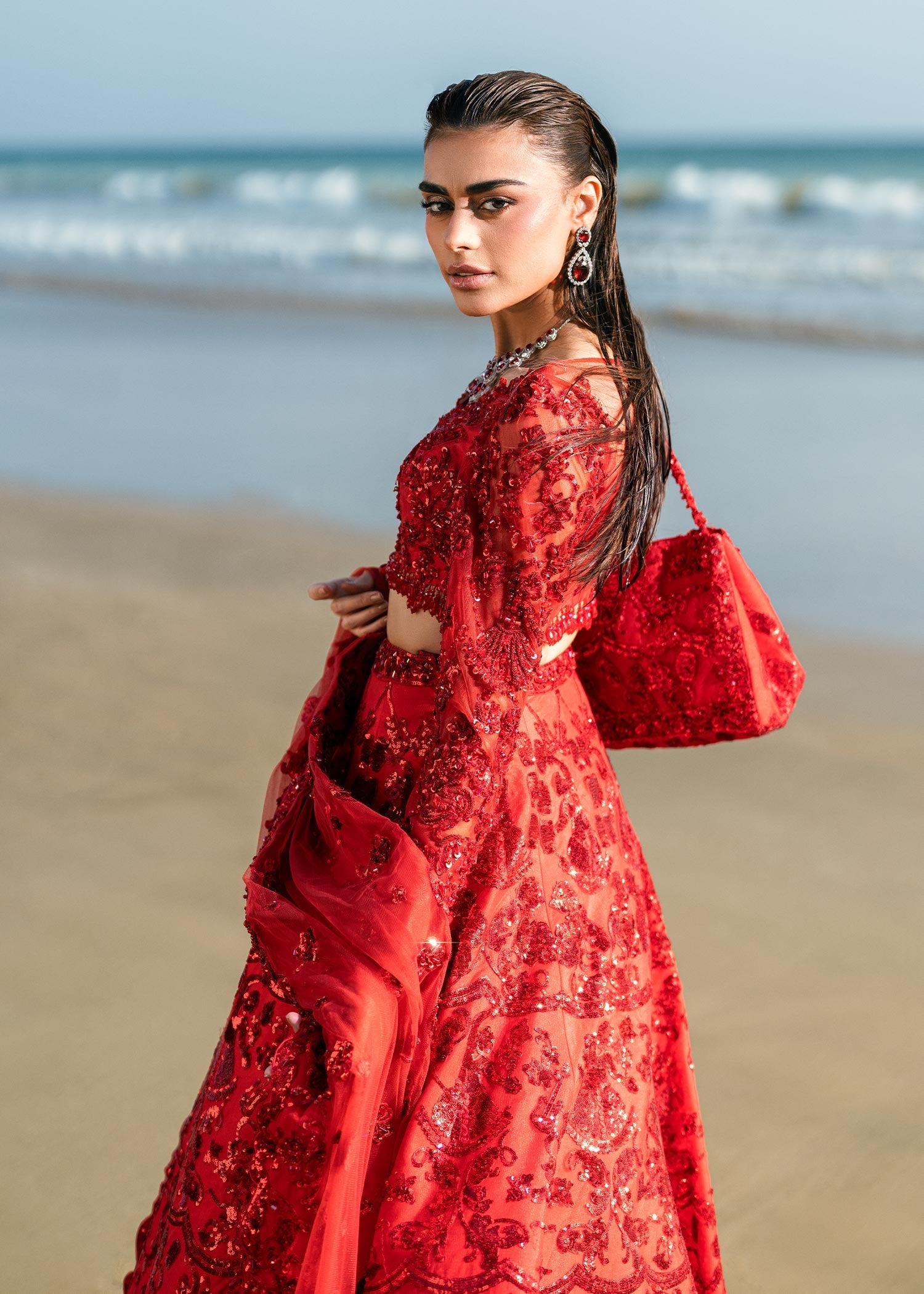 Waqas Shah | Amariage Luxury Formals | Ruby - Official Waqas Shah stockist in UK - Sakeena London