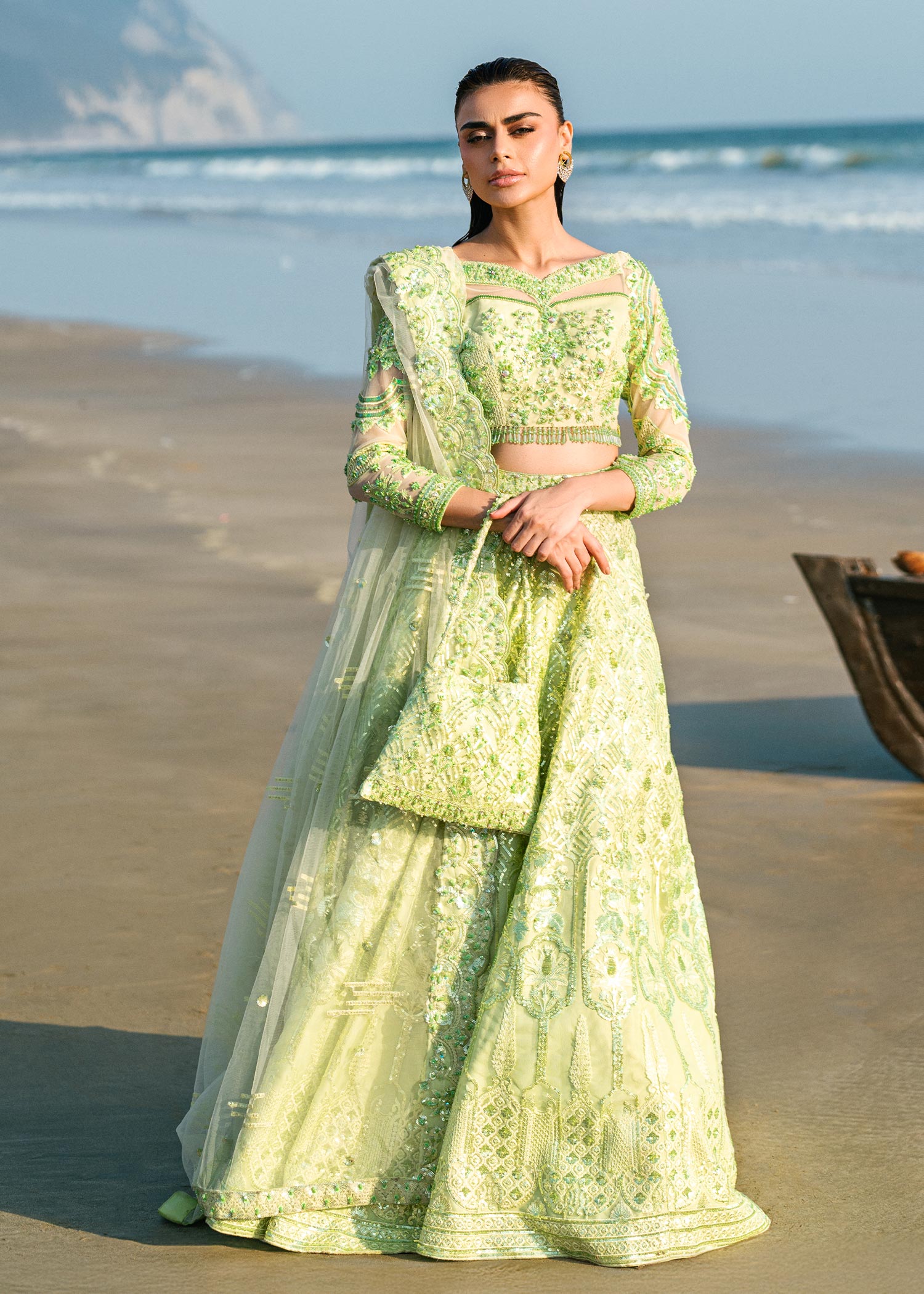 Waqas Shah | Amariage Luxury Formals | Mint Bloom - Official Waqas Shah stockist in UK - Sakeena London