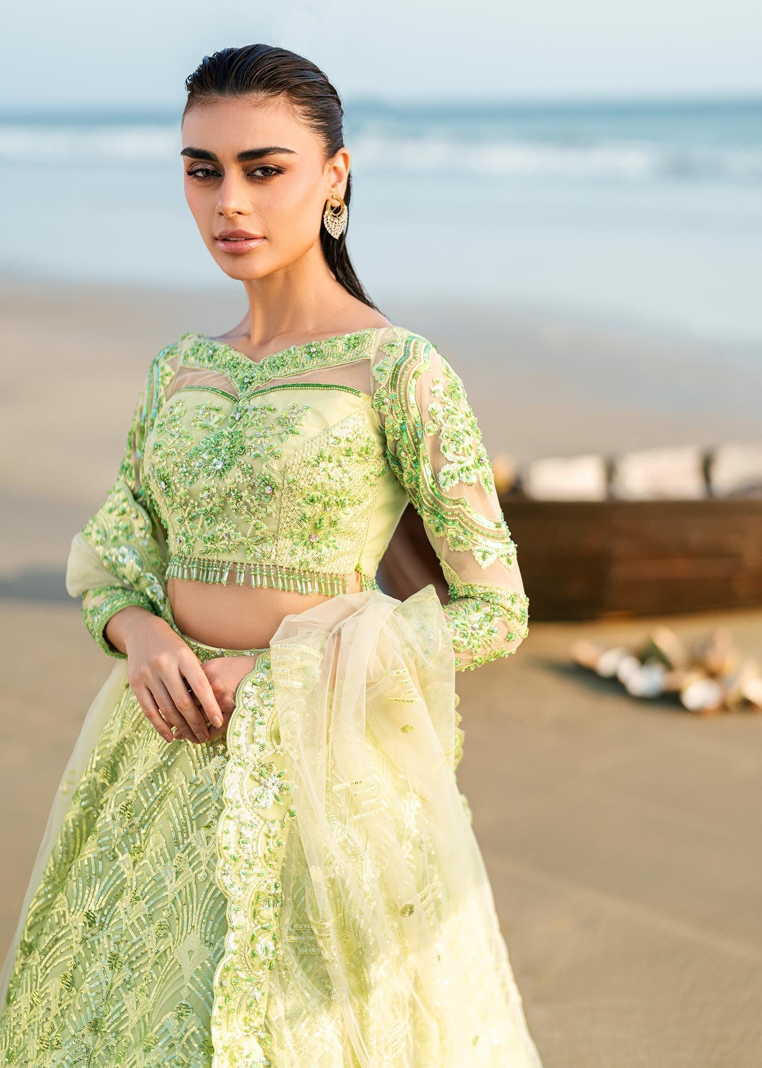 Waqas Shah | Amariage Luxury Formals | Mint Bloom - Official Waqas Shah stockist in UK - Sakeena London