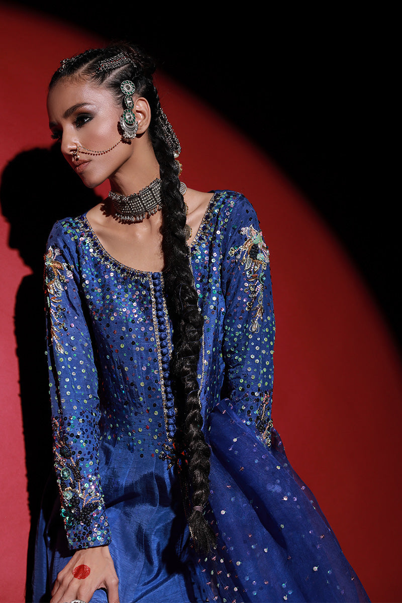 Wardha Saleem | Meeram Festive Formals | Neel - Official Wardha Saleem stockist in UK - Sakeena London