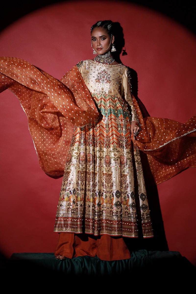 Wardha Saleem | Meeram Festive Formals | Hiran Bagh - Official Wardha Saleem stockist in UK - Sakeena London