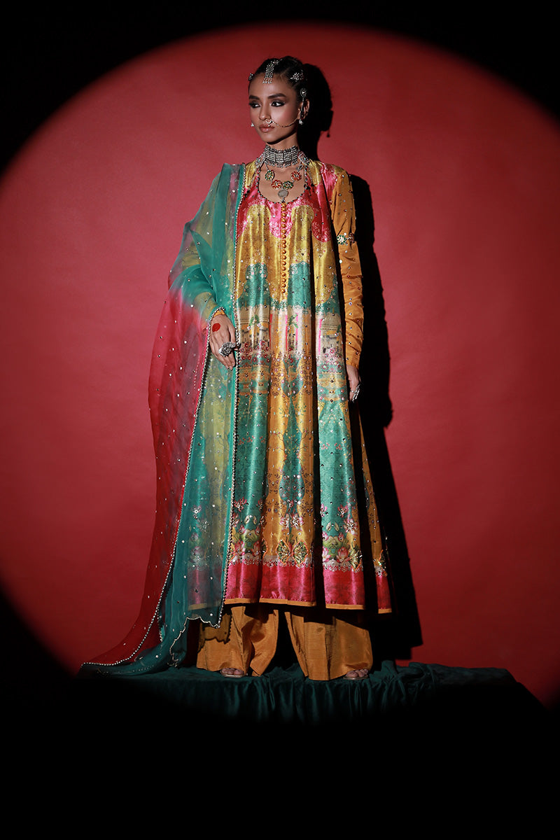 Wardha Saleem | Meeram Festive Formals | Bahaar Rang - Official Wardha Saleem stockist in UK - Sakeena London