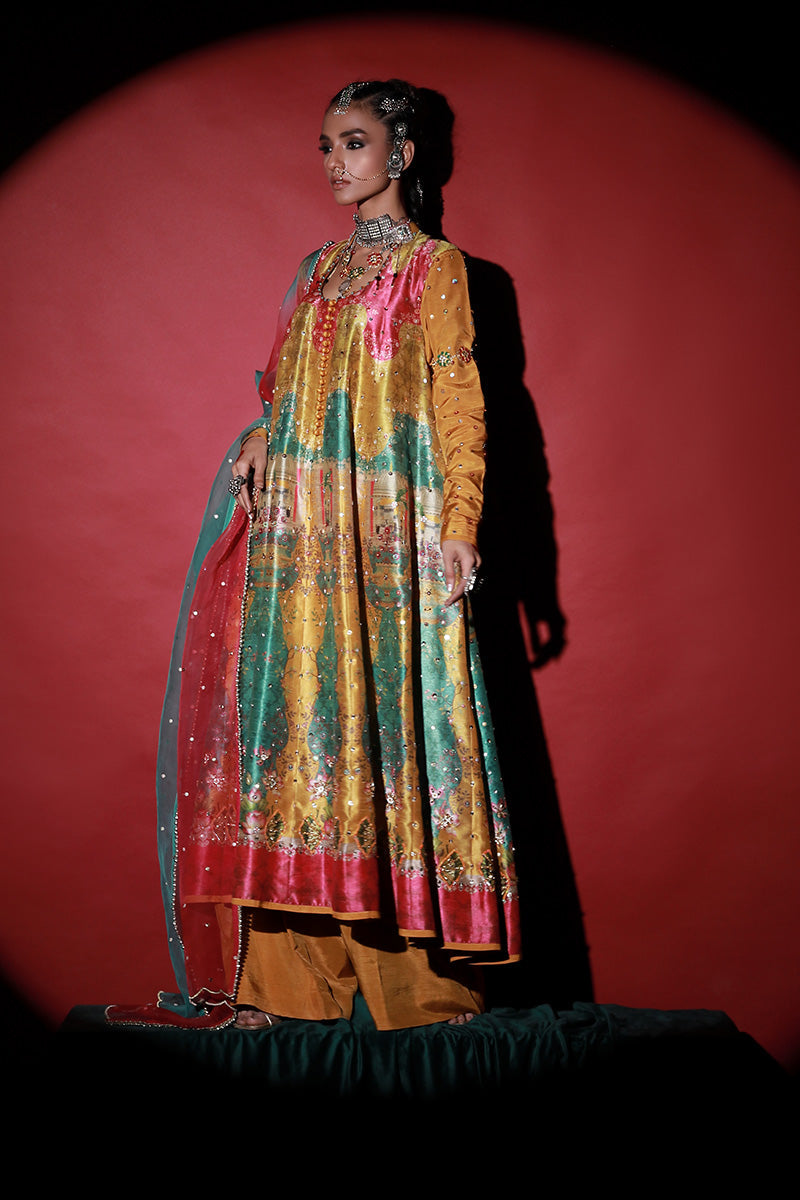 Wardha Saleem | Meeram Festive Formals | Bahaar Rang - Official Wardha Saleem stockist in UK - Sakeena London